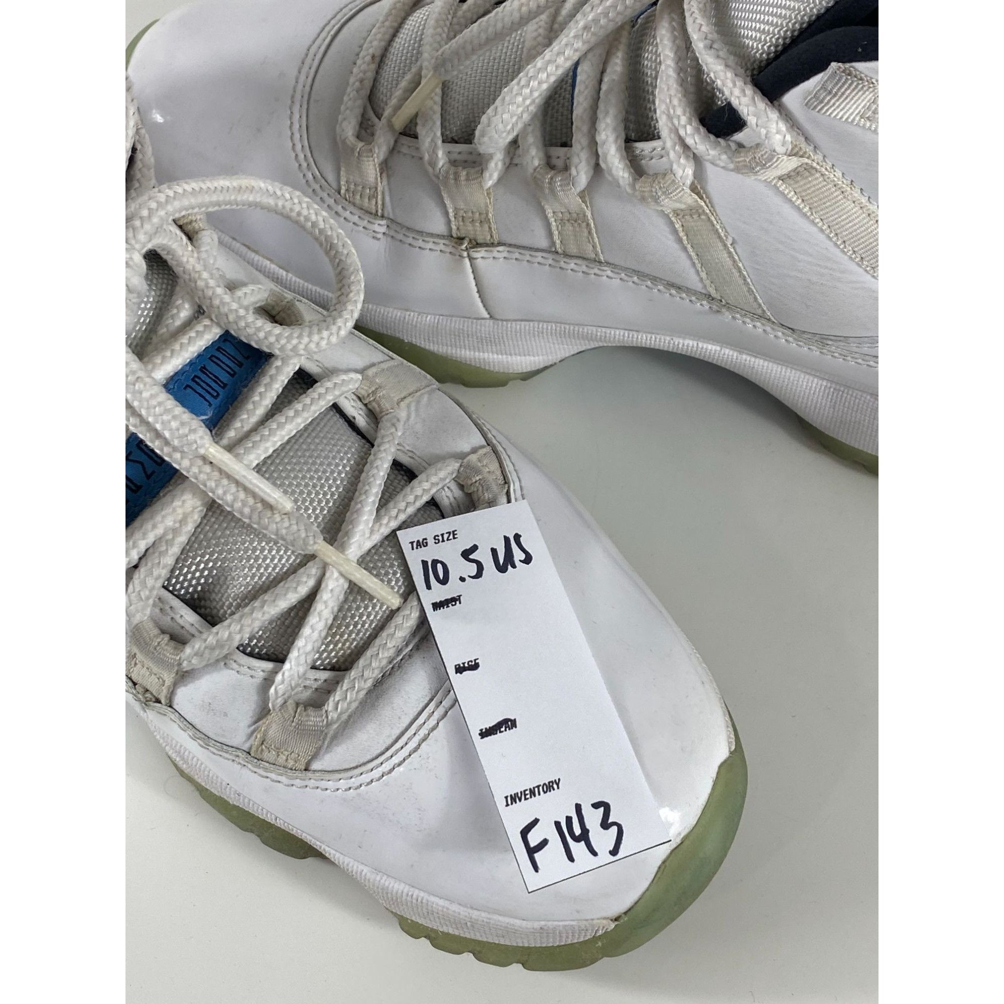 Jordan Brand Air Jordan 11 Retro Legend Blue (2014) Sneakers 378037-117 S Size US 10.5 / EU 43-44 - 8 Thumbnail