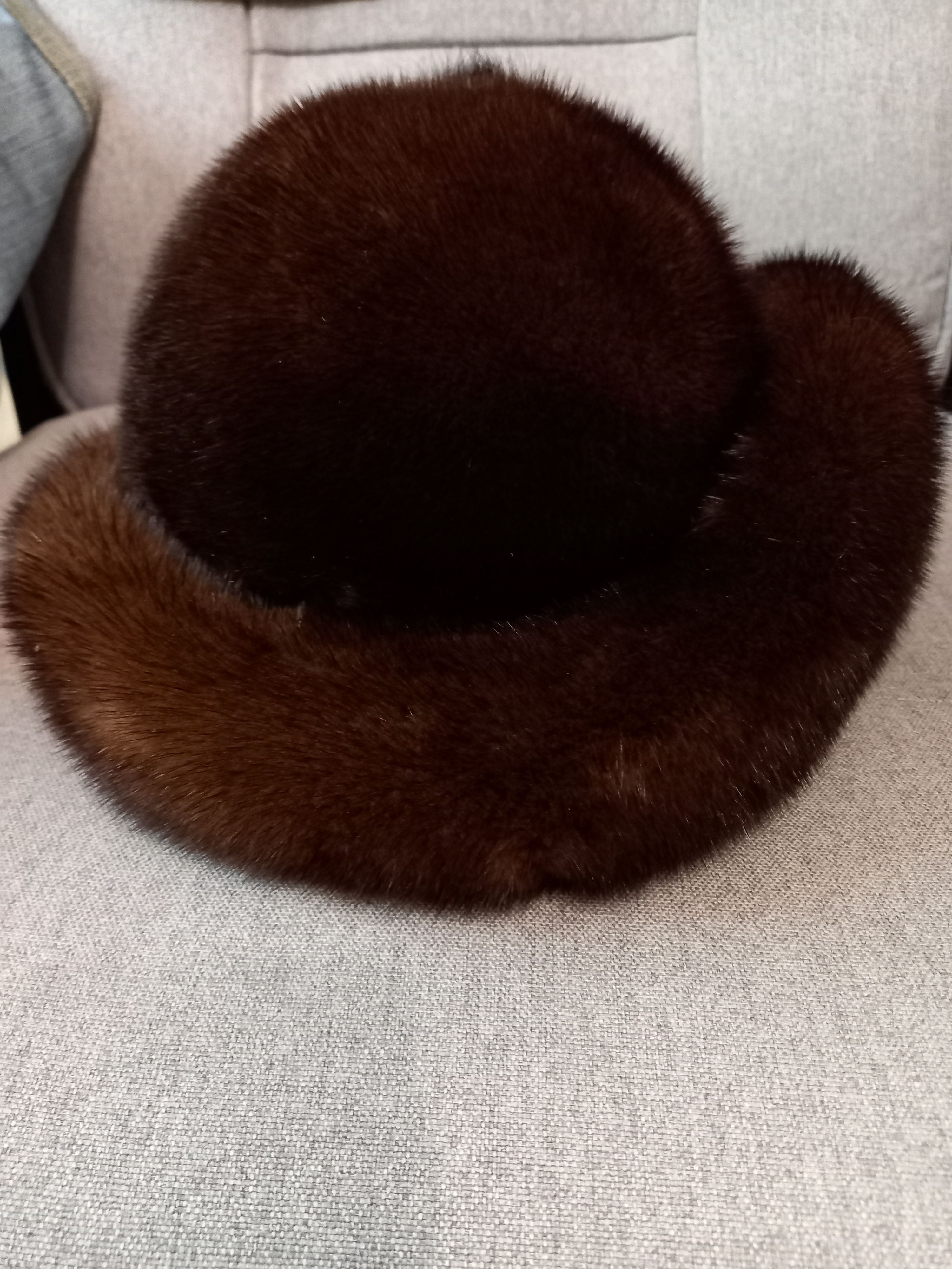 Vintage Vintage mink fur hat Size ONE SIZE - 1 Thumbnail