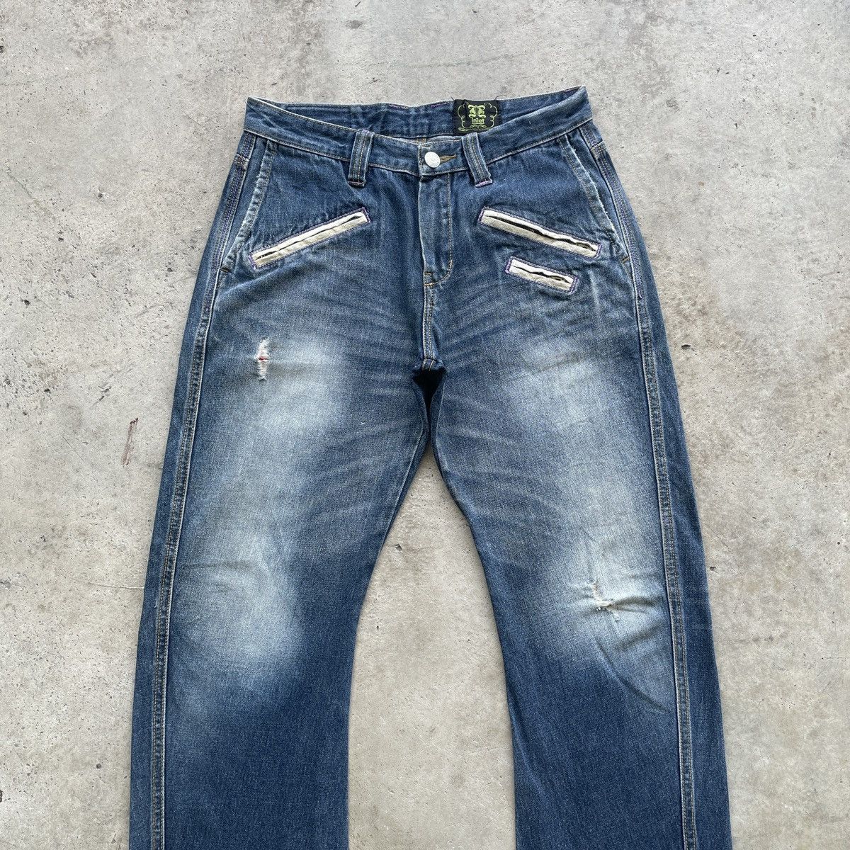 If Six Was Nine Vintage IN7ET Japan Jeans Faded Rare Denim Pants W32x29.5 Size US 32 / EU 48 - 4 Thumbnail