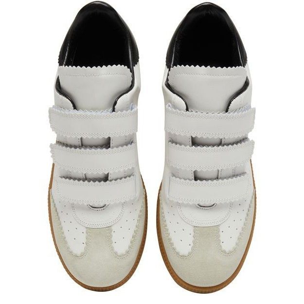 Isabel Marant ISABEL MARANT Beth White Leather Sneakers New & Authentic (W Size US 10 / IT 40 - 4 Thumbnail
