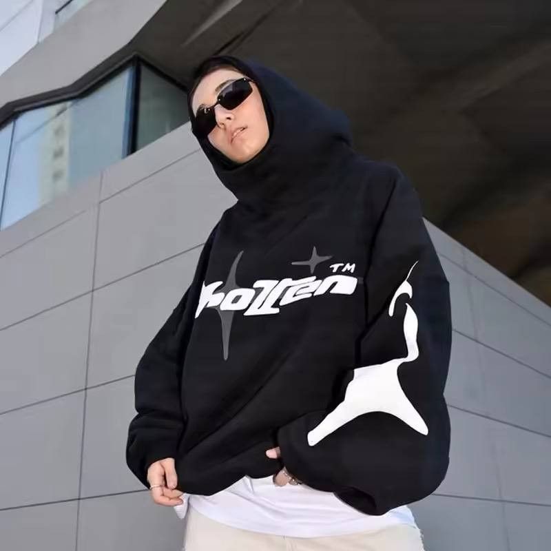 Vintage American vintage Hight Street hooded sweatshirt. Size US L / EU 52-54 / 3 - 3 Thumbnail