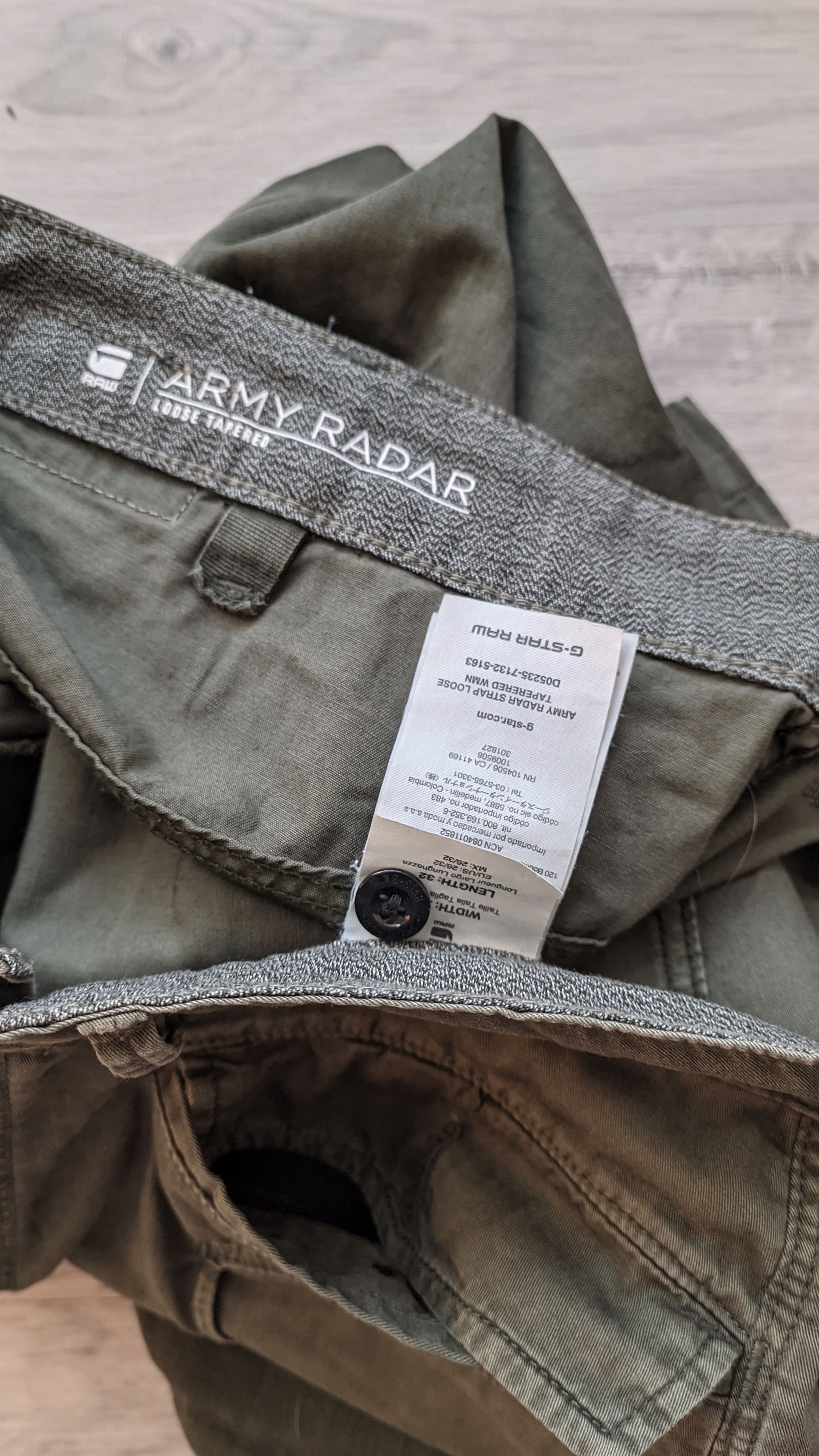 G-Star × If Six Was Nine × Le Grande Bleu (L.G.B.) G-Star Raw army radar strap loose taperered military pants Size 26" / US 2 / IT 38 - 4 Thumbnail