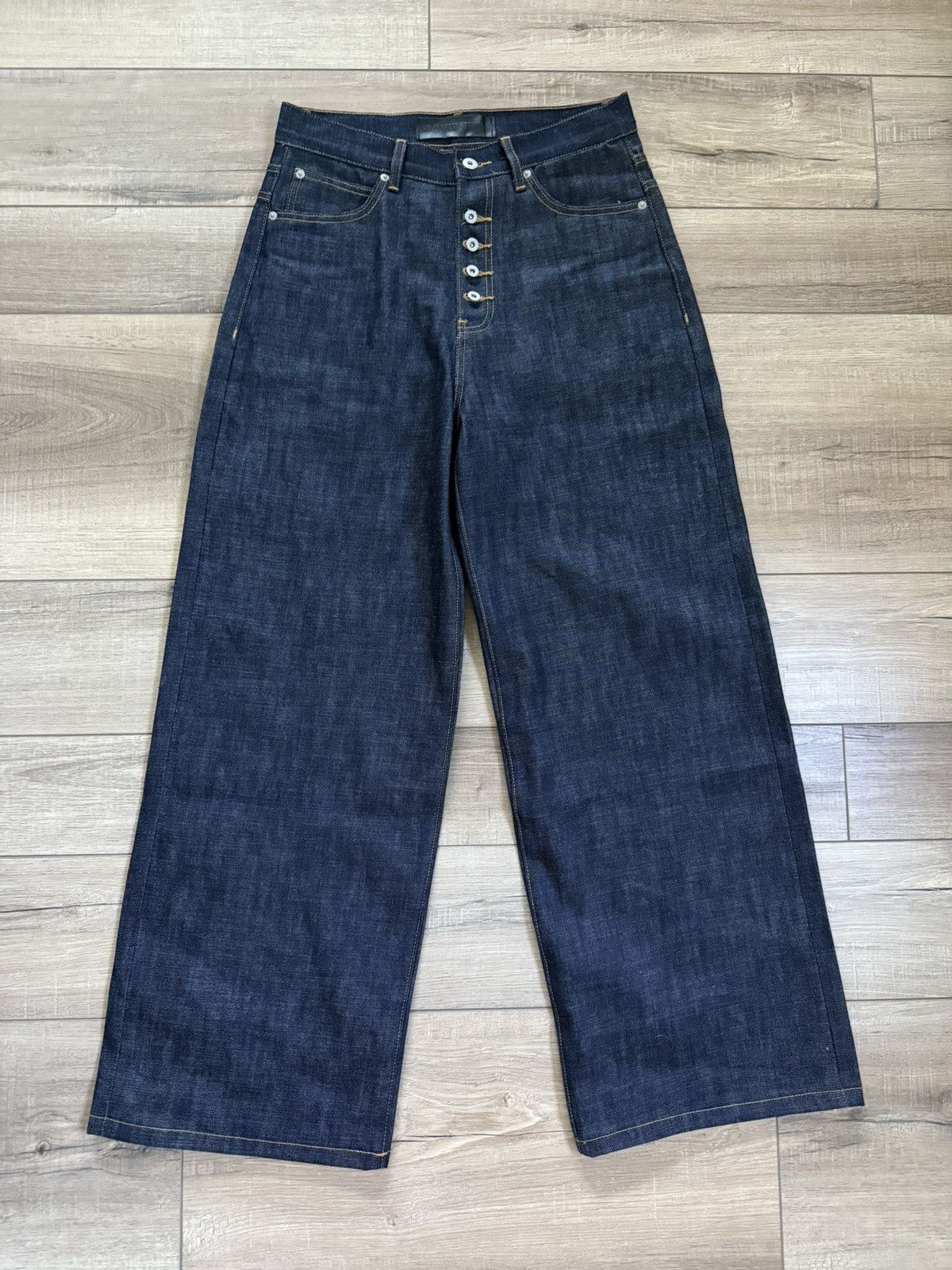 No Faith Studios RAW DENIM JAPANESE ULTRA LOOSE FIT BLUE