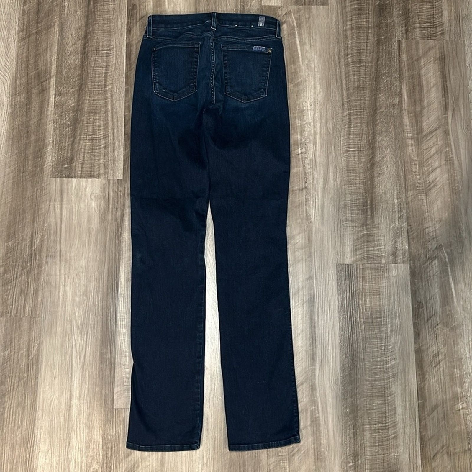 7 For All Mankind 7 For All Mankind Kimmie Straight Jeans - 28 Size 28" / US 6 / IT 42 - 2 Thumbnail