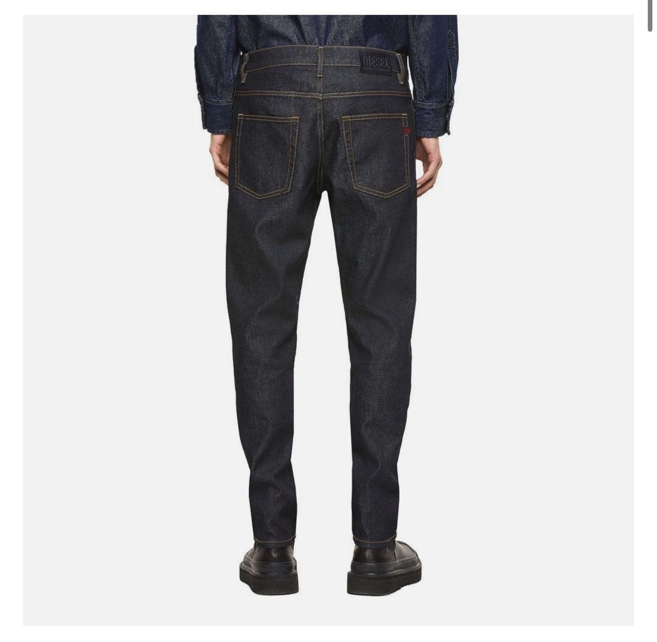 Diesel Diesel Raw Tapered Fit Jeans 🇮🇹 Premium Dark Wash Denim Size US 32 / EU 48 - 3 Thumbnail