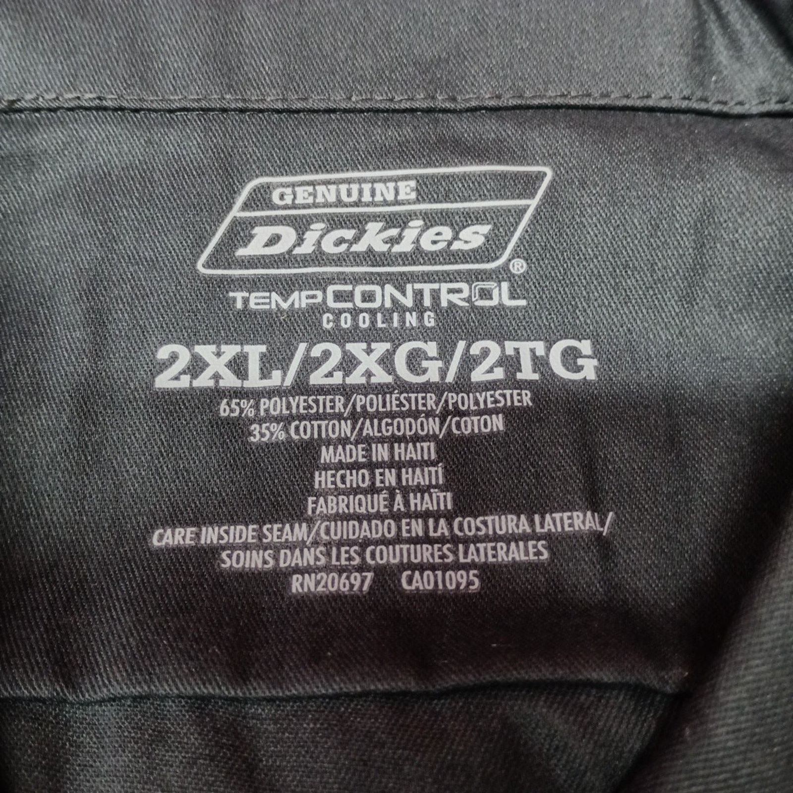 Dickies Dickies Essential Work Shirt Mens Size 2XL Gray Temp Control Size US XXL / EU 58 / 5 - 3 Thumbnail