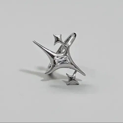 Jewelry Hamaoka x Koike Abstract Star Crystal Ring Size ONE SIZE - 8 Thumbnail