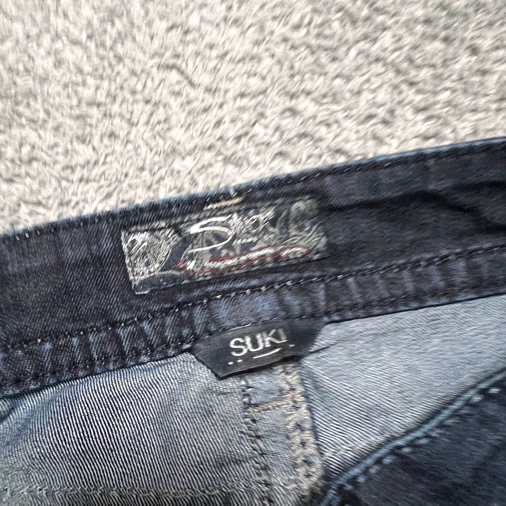 Silver Jeans Co. Silver Jeans Womens 28 x32 Suki Bootcut Western Contrast Stitch Blue Denim Womens Bootscut? Size 28" / US 6 / IT 42 - 6 Thumbnail