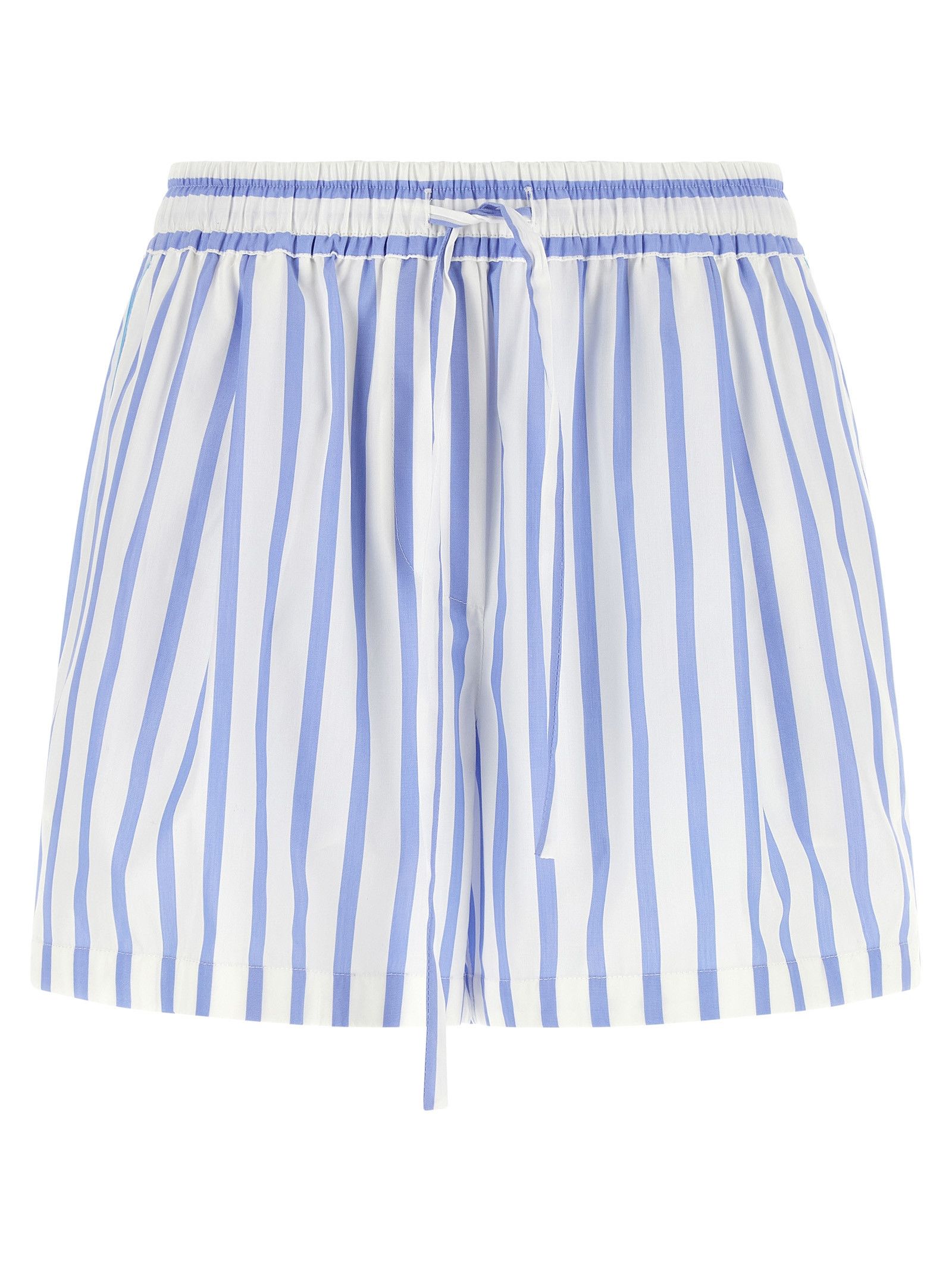Striped Bermuda Shorts in Blue, Women's (Size 27)
