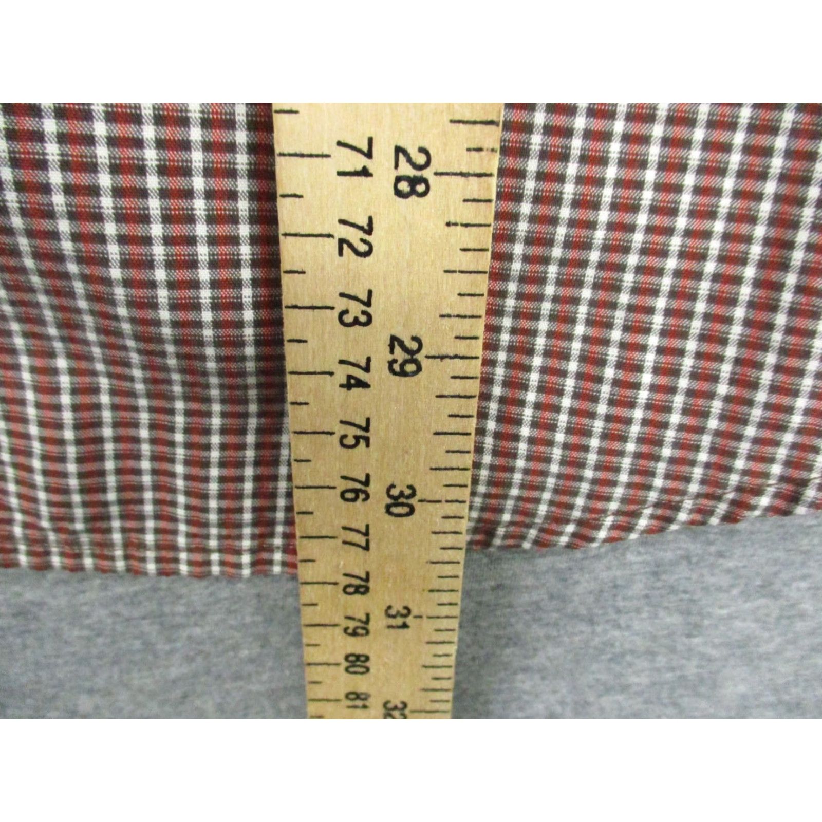 The North Face The North Face Shirt Maroon Check Large Mens Lined Long Sleeve Pocketed Button-Up Regular Fit Size US L / EU 52-54 / 3 - 7 Thumbnail