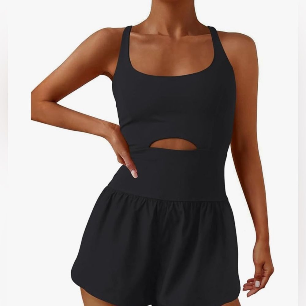 Other Amazon high-performance gym shorts high waisted workout Size 28" / US 6 / IT 42 - 2 Thumbnail
