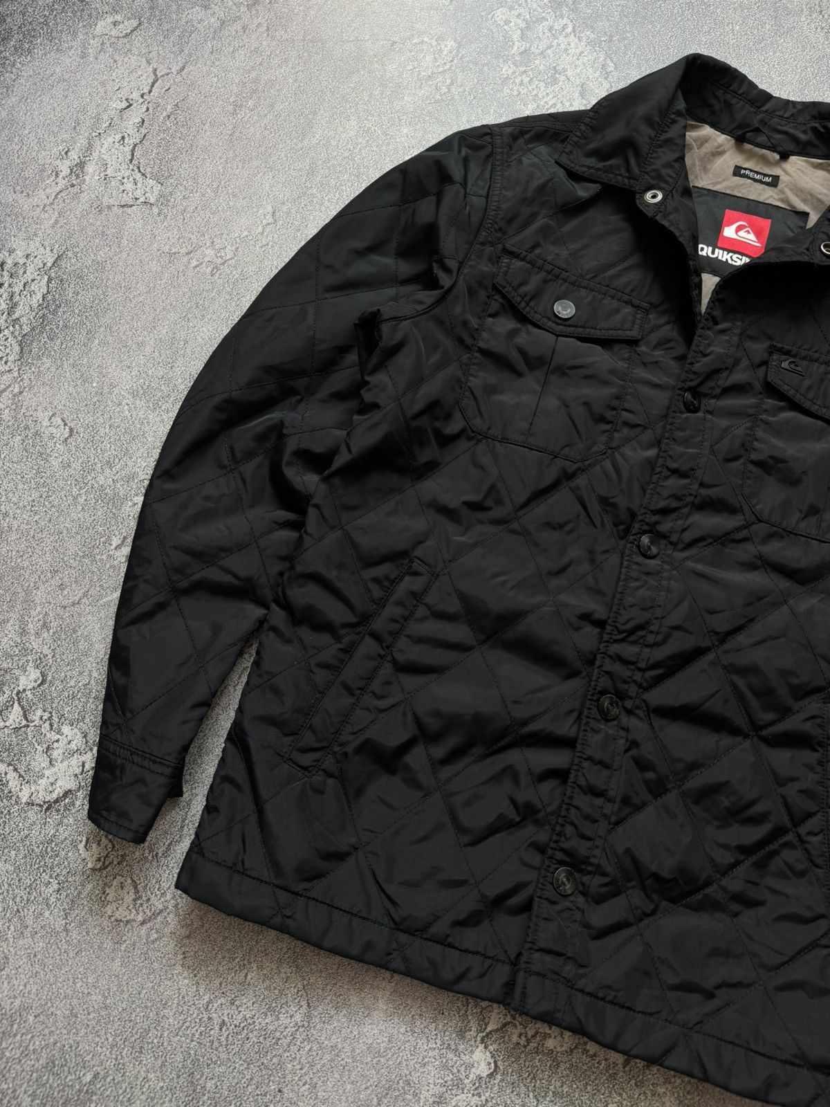 Quicksilver × Quiksilver Quiksilver S quilted jacket bomber button up surfing Size US S / EU 44-46 / 1 - 3 Thumbnail