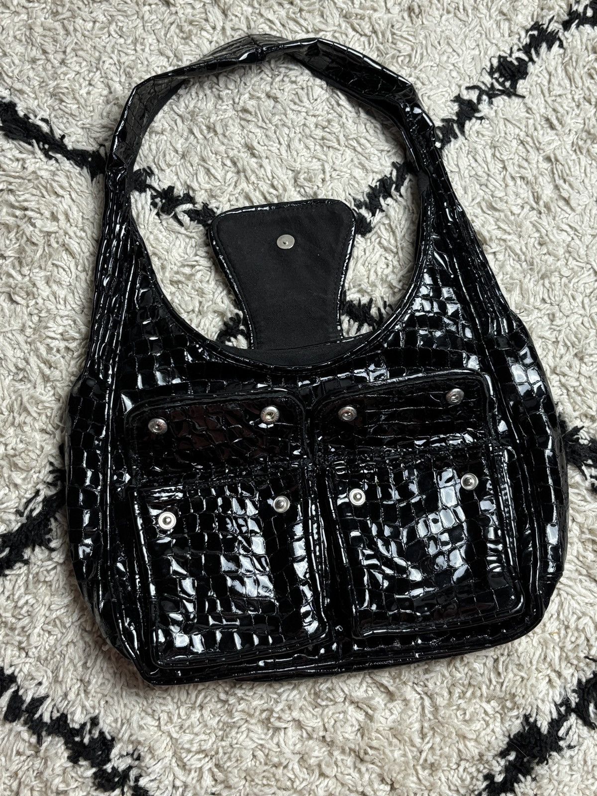 Belstaff Archive Belstaff Avant Garde Leather Biker Hand Bag Y2K Rare Size ONE SIZE - 6 Thumbnail
