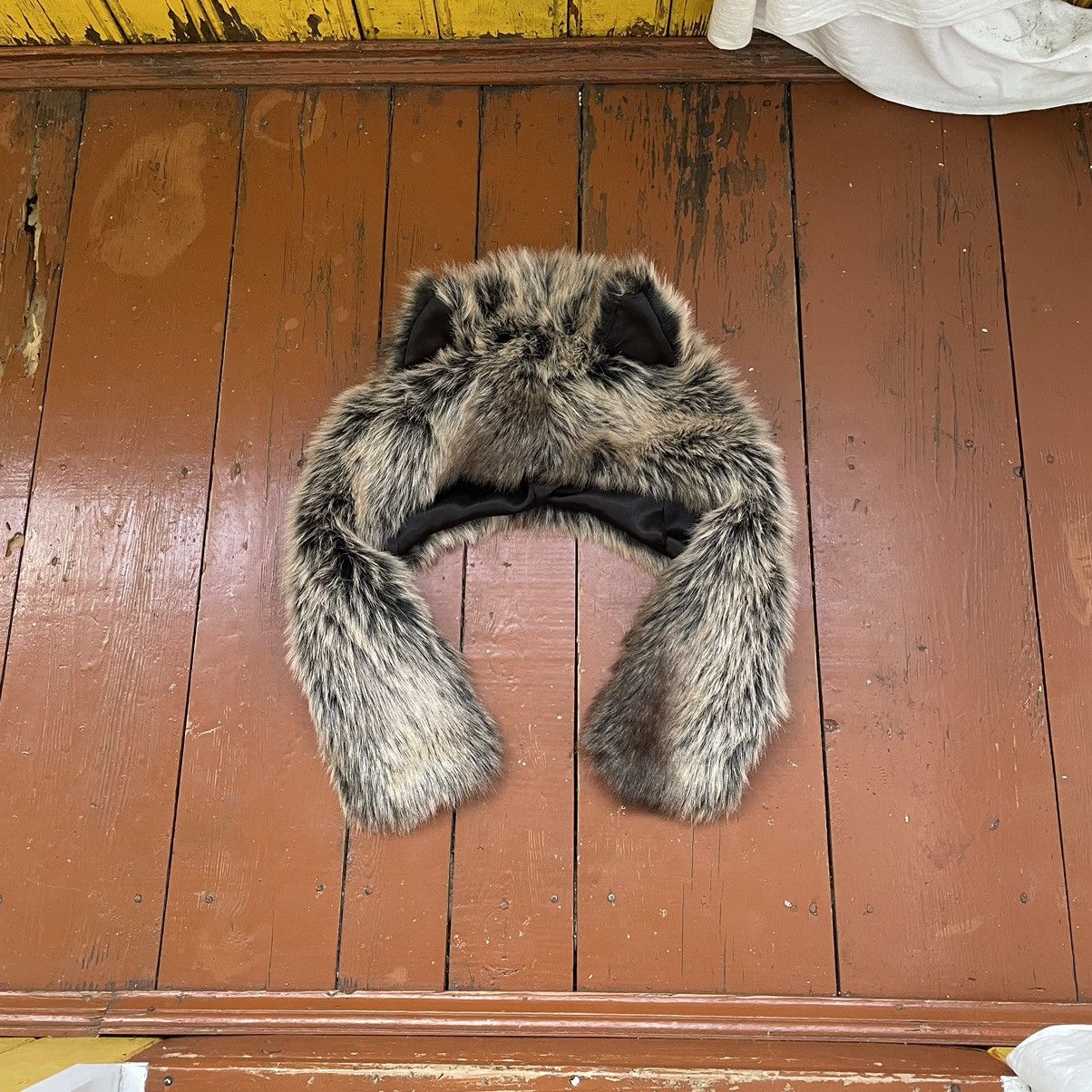 Vintage Vintage 90s Alt Ushanka Fuzzy Trapper Fur Winter Hat Size ONE SIZE - 5 Thumbnail