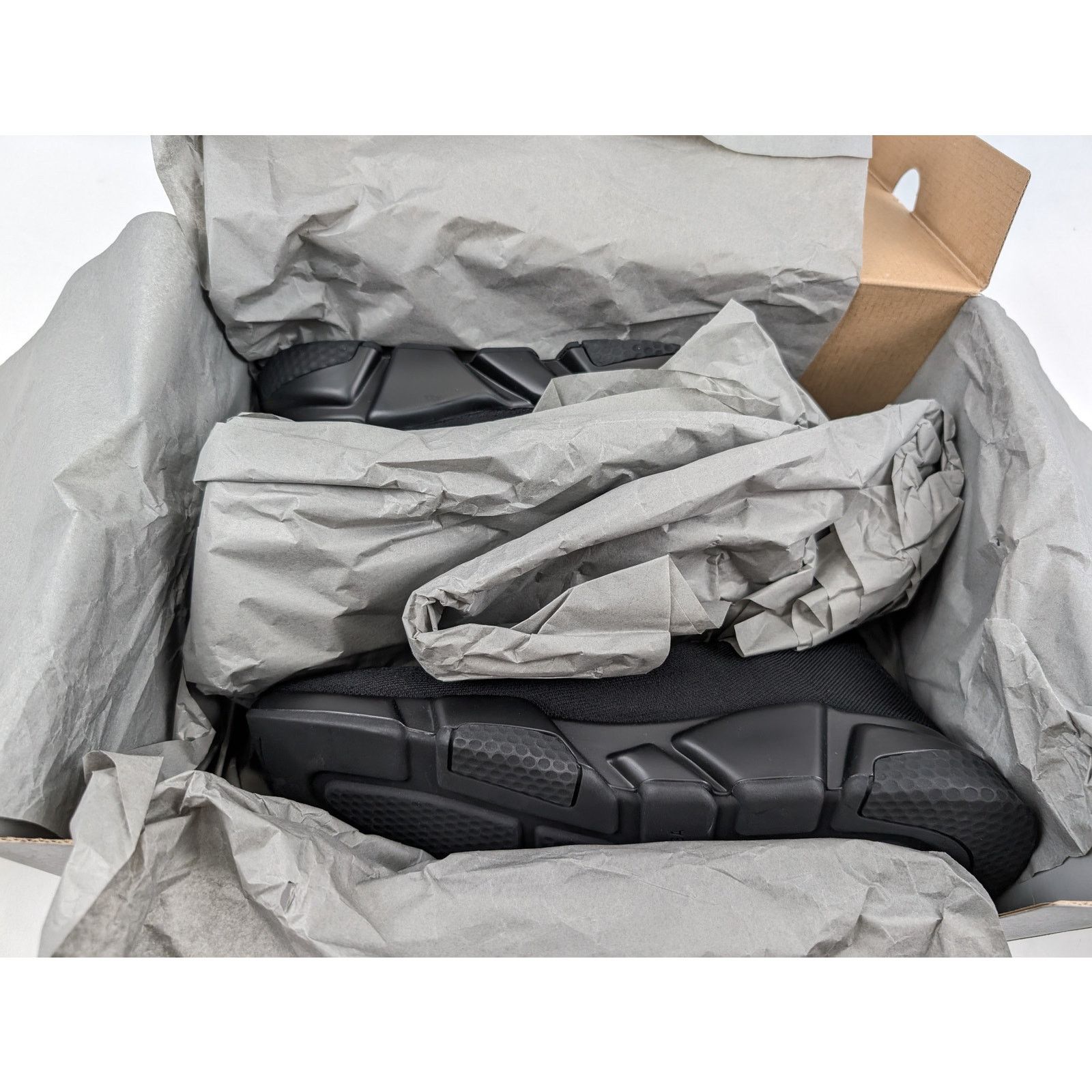 Balenciaga o1rshd1 New Rec.Knit Speed LT Sneakers in Black 45 Size US 12 / EU 45 - 19 Thumbnail