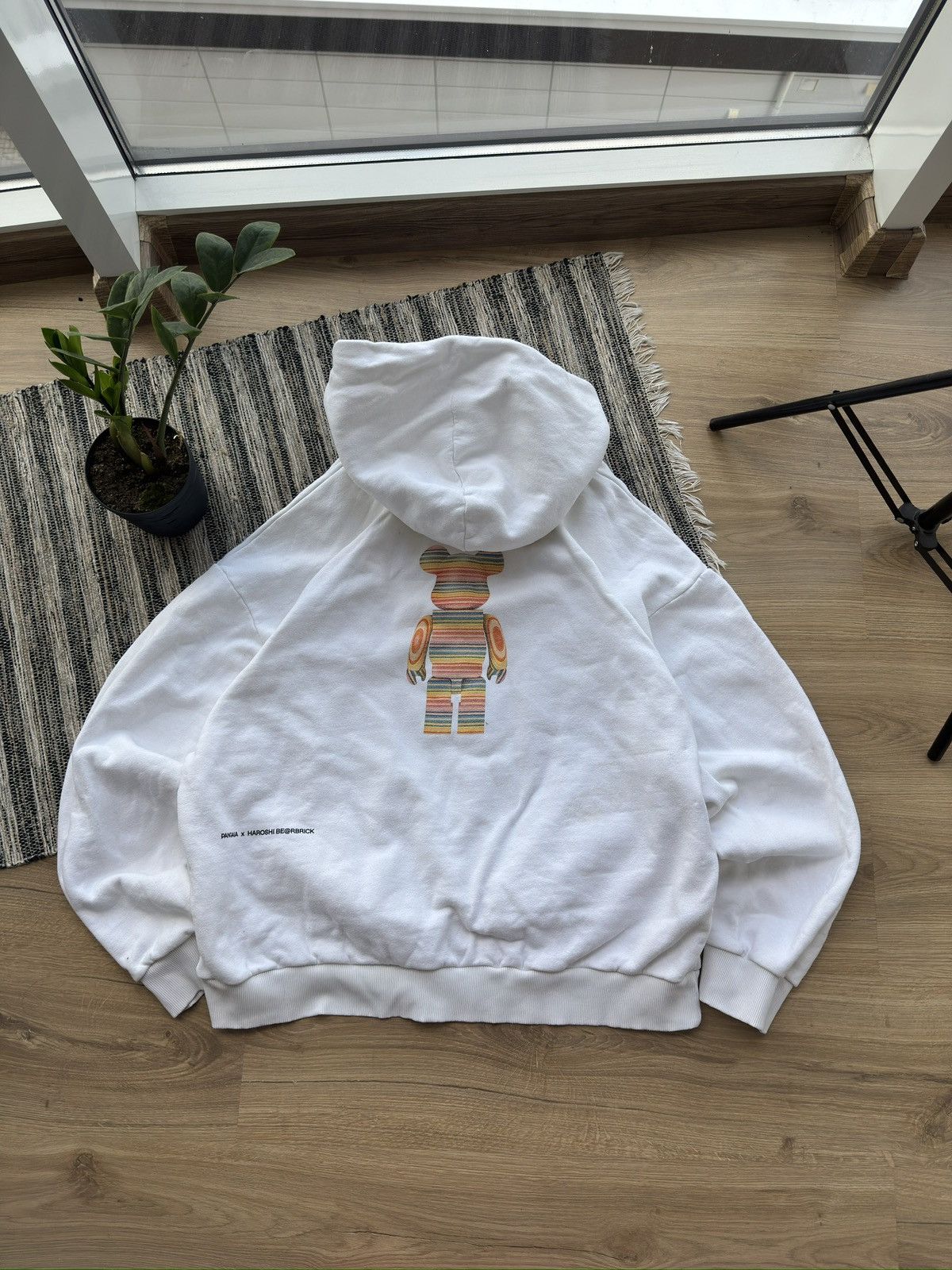 Pangaia Pangaia Haroshi Be@rbrick Big Logo RARE oversized Hoodie Size US XXL / EU 58 / 5 - 3 Thumbnail