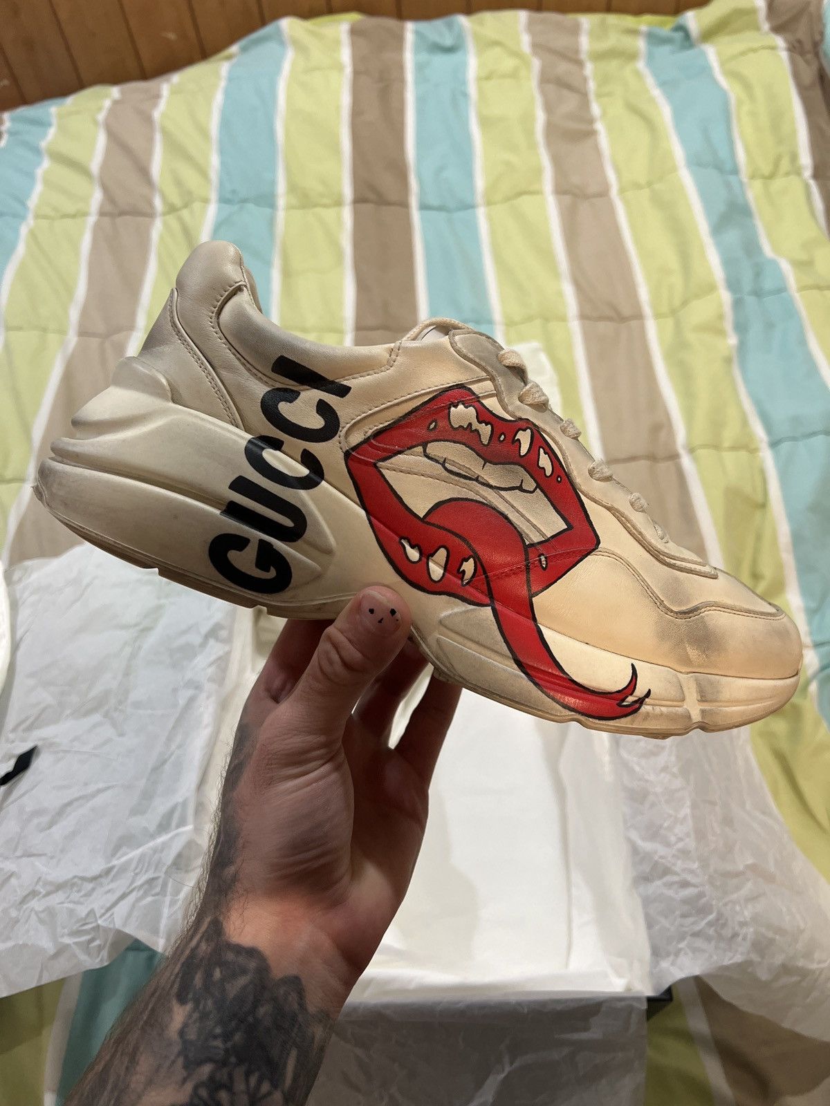 Gucci Gucci Rhyton Mouthprint Size US 10 / EU 43 - 9 Thumbnail