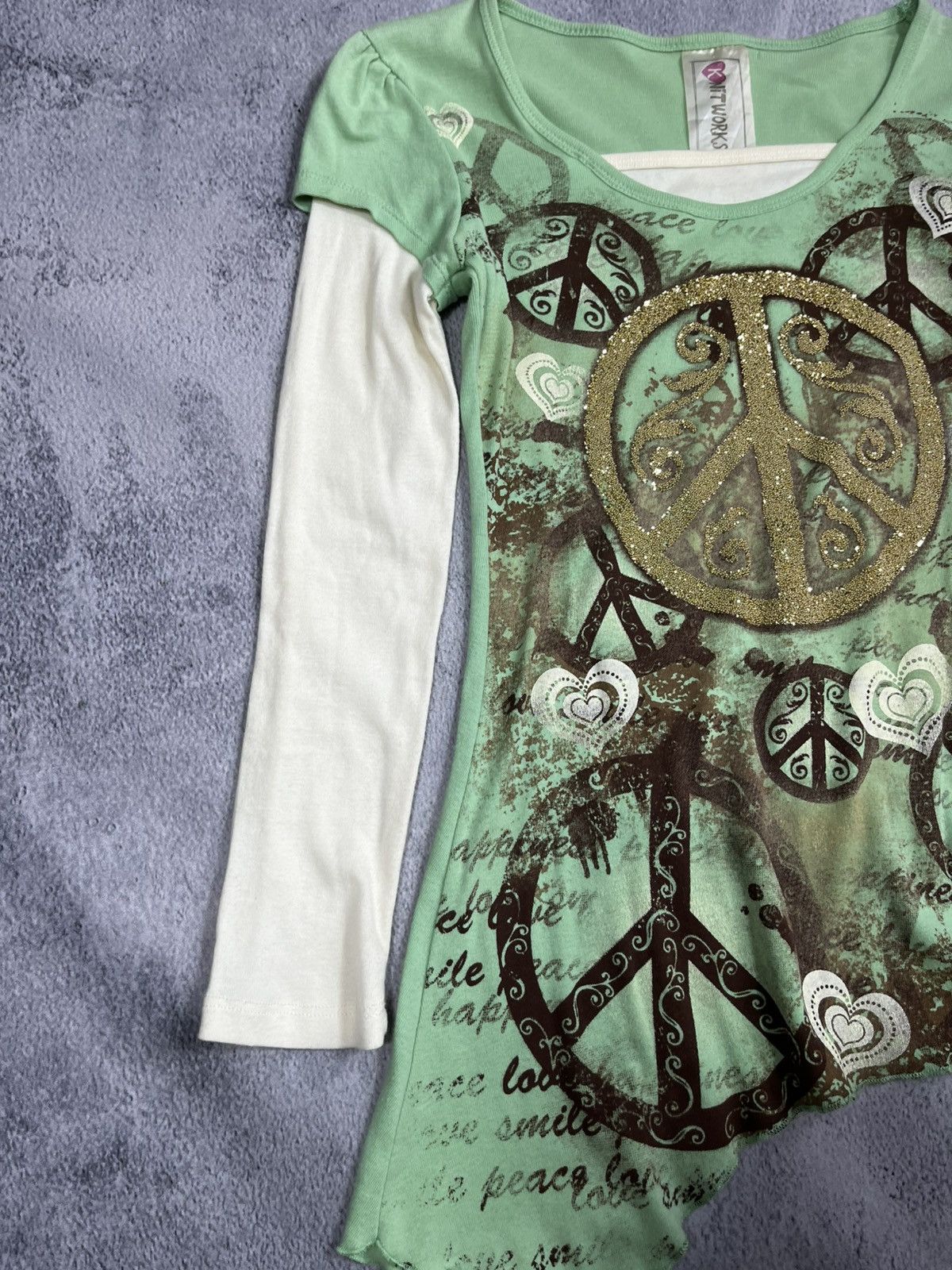 Japanese Brand Vintage Y2K 2000s style tunic longsleeve tee hippie style M Size M / US 6-8 / IT 42-44 - 3 Thumbnail