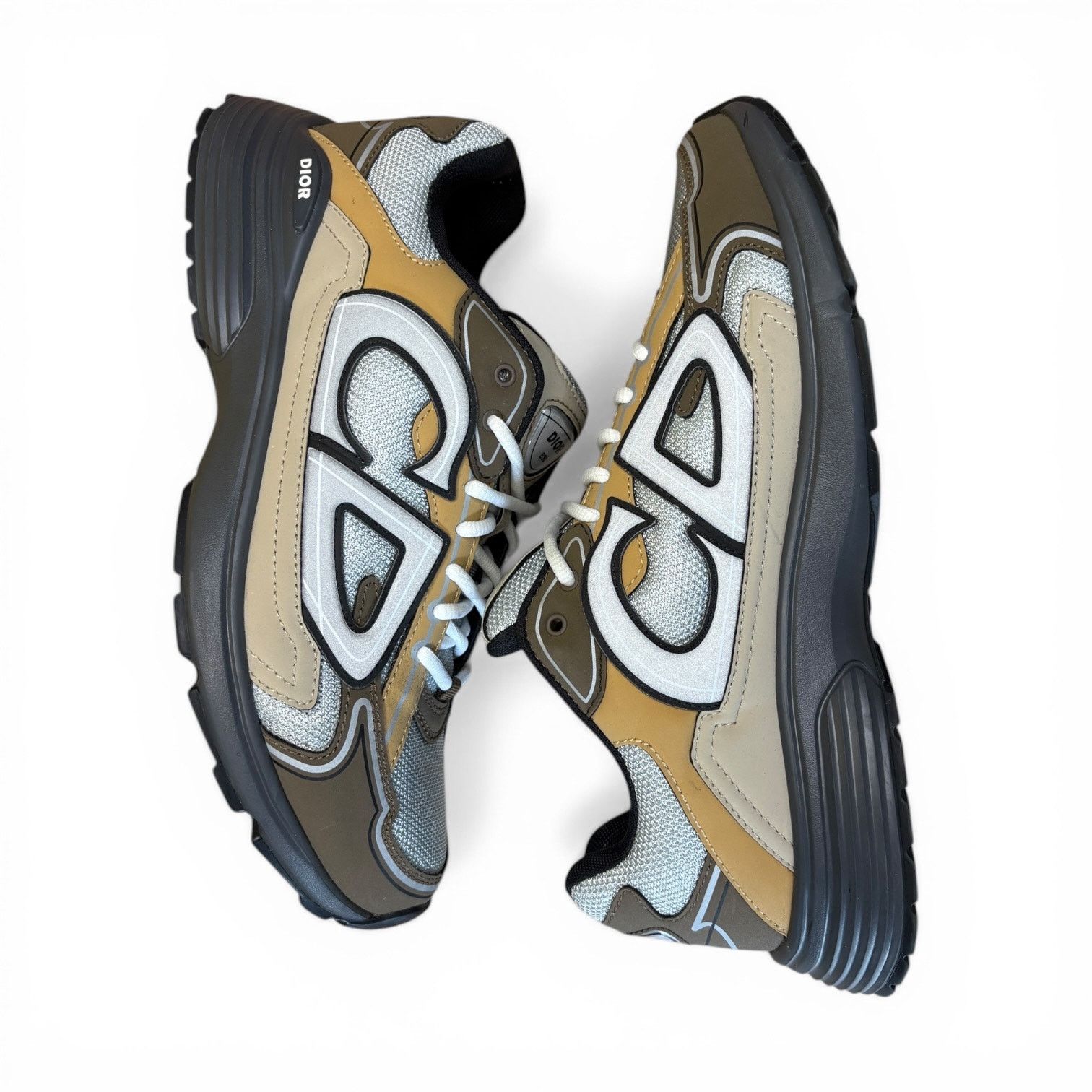 Dior Dior B30 Brown Orange Reflective Sneakers | Size 10 Size US 10 / EU 43 - 2 Thumbnail