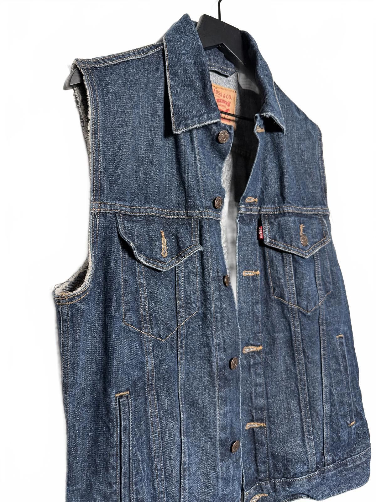 Levi's Levi's Denim Vest Jacket Size US M / EU 48-50 / 2 - 2 Thumbnail