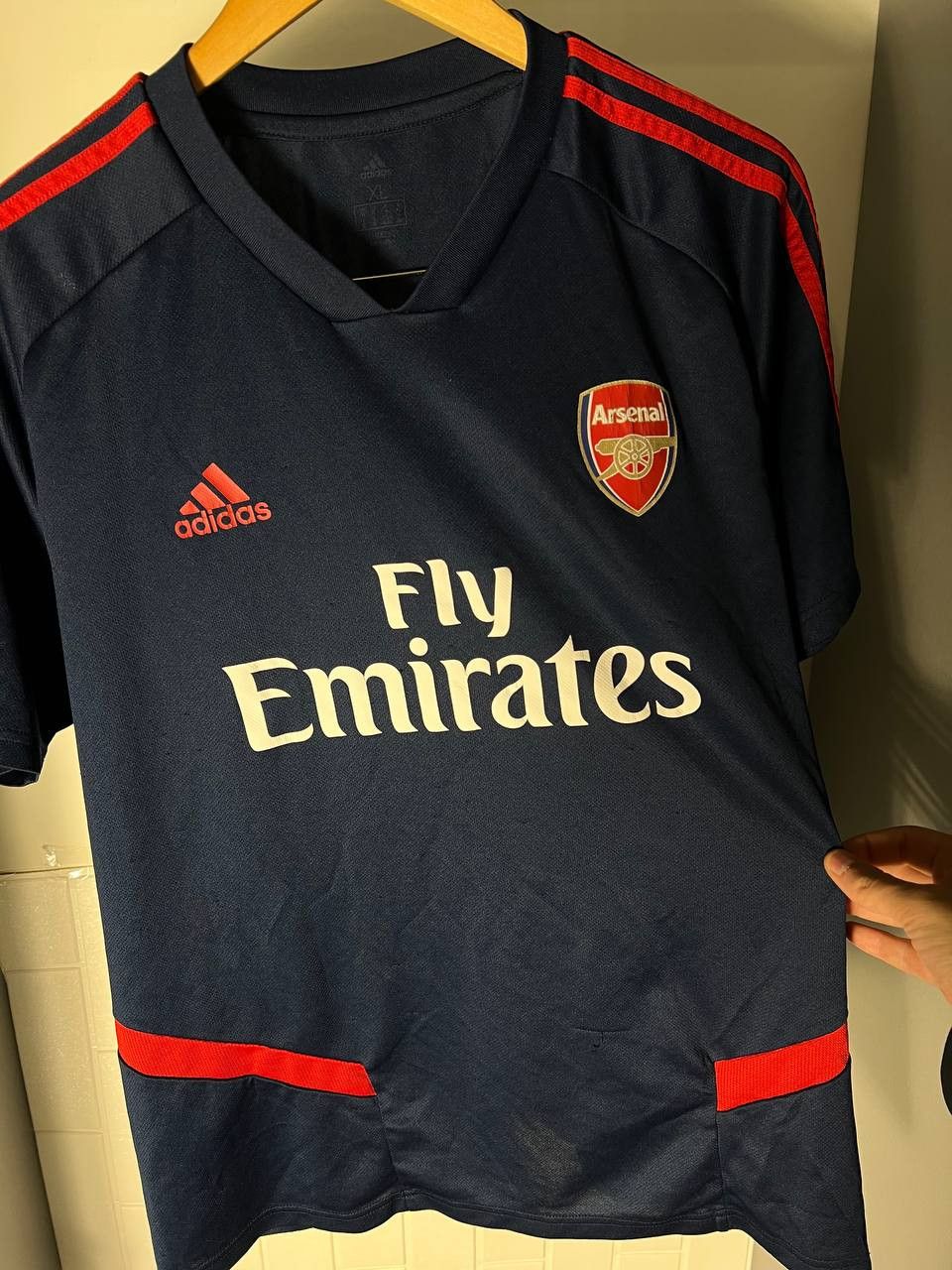 Adidas VINTAGE ADIDAS FC ARSENAL LONDON ENGLAND SOCCER JERSEY RETRO Size US XL / EU 56 / 4 - 6 Thumbnail
