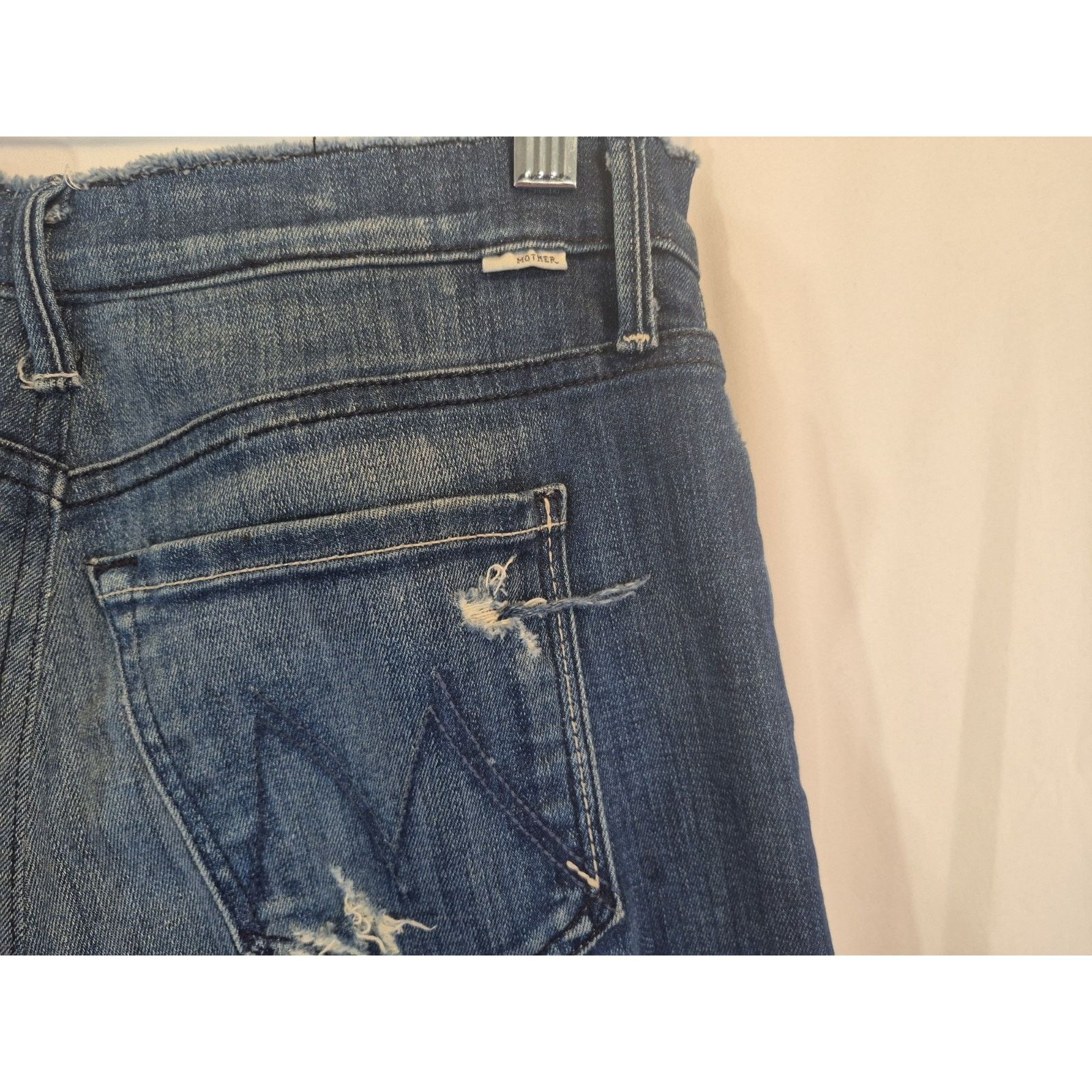 Other Mother The Double Fray Vagabond Take the Edge Off Jeans 27 Size 27" / US 4 / IT 40 - 7 Thumbnail