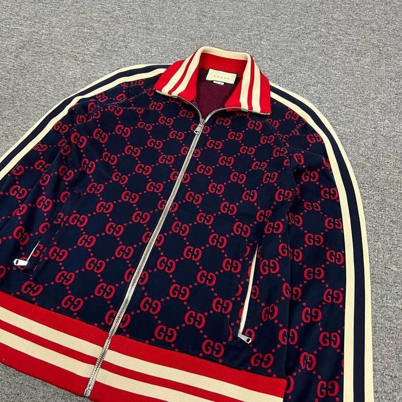 Gucci Gucci Monogram Printed Varsity Jacket Size M-2506 Size M / US 6-8 / IT 42-44 - 3 Thumbnail