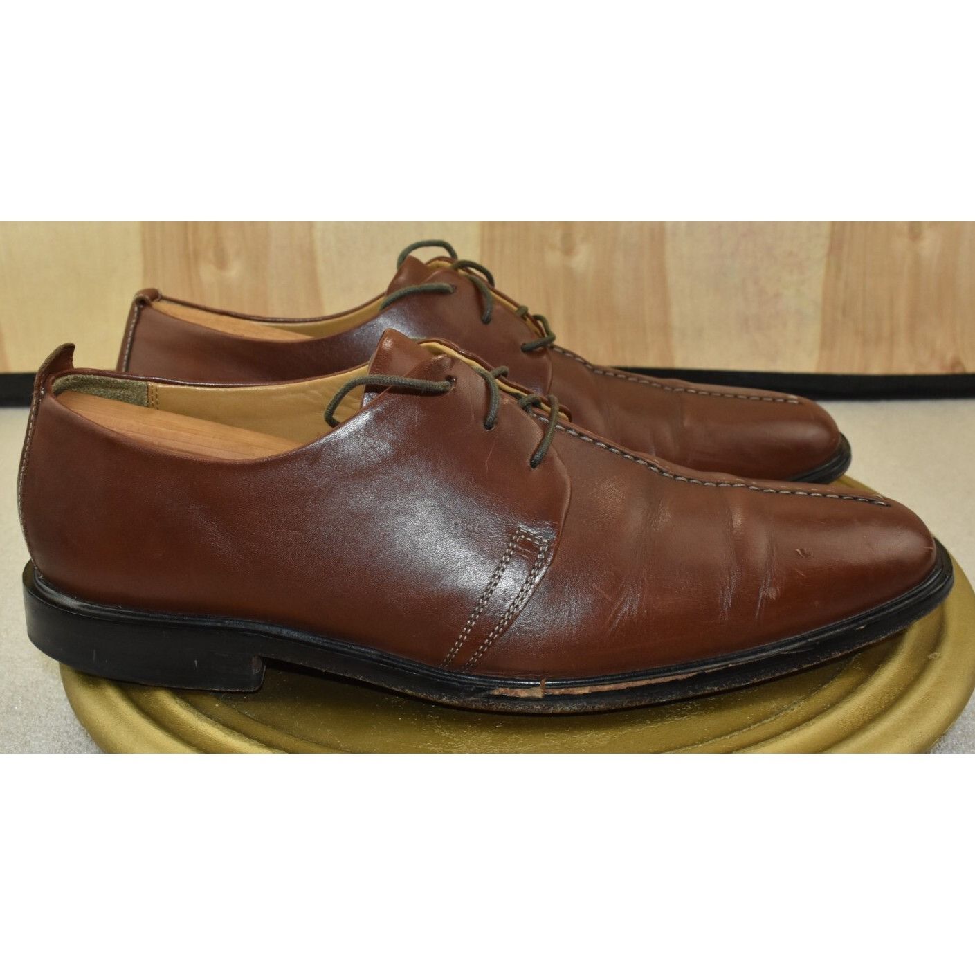 Cole Haan Cole Haan Beckett II Men's Shoes 11 M Brown Leather Split To Size US 11 / EU 44 - 3 Thumbnail