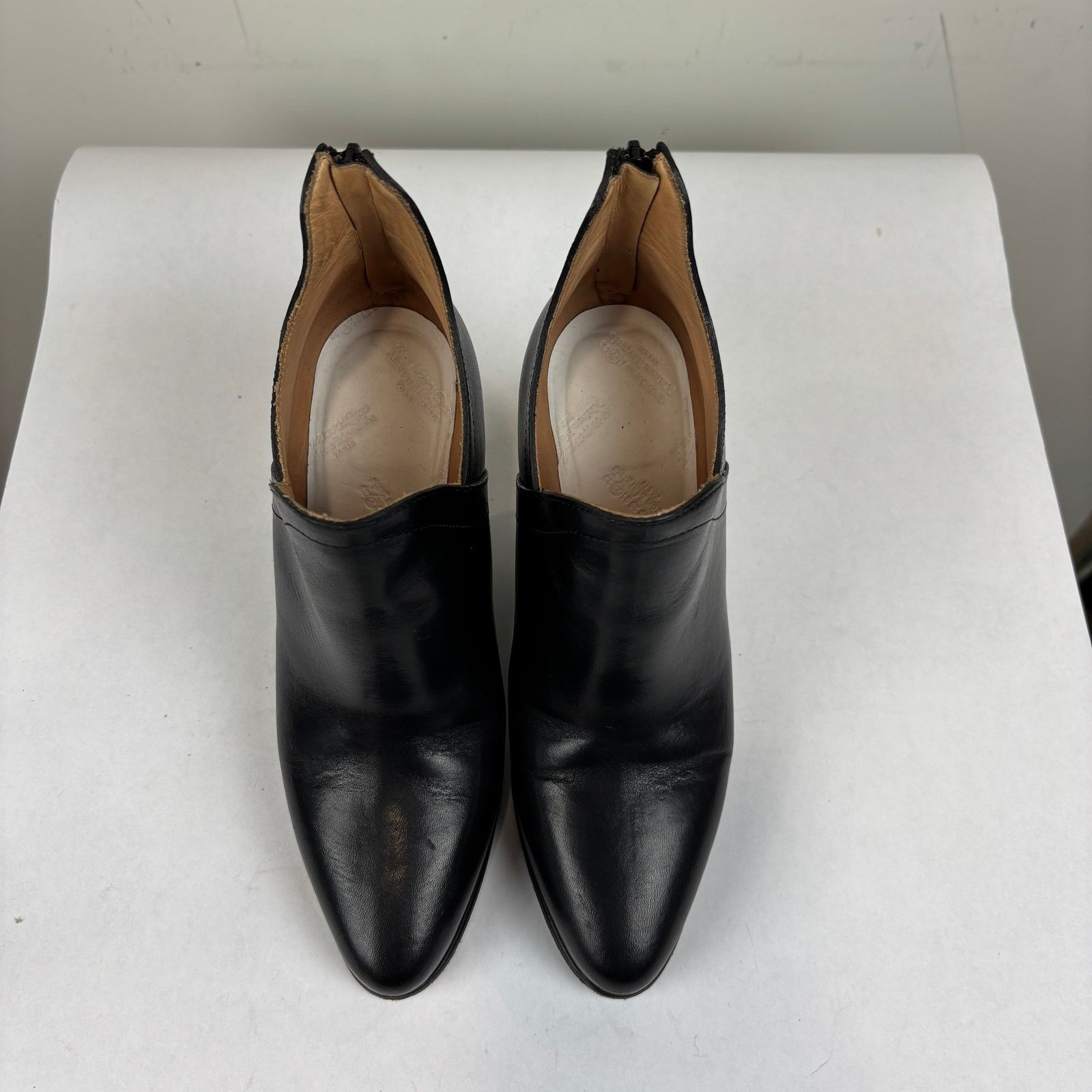 Maison Margiela Maison Margiela MM22 Leather Pointed Toe Wedge Booties 36.5 Size US 6.5 / IT 36.5 - 6 Thumbnail