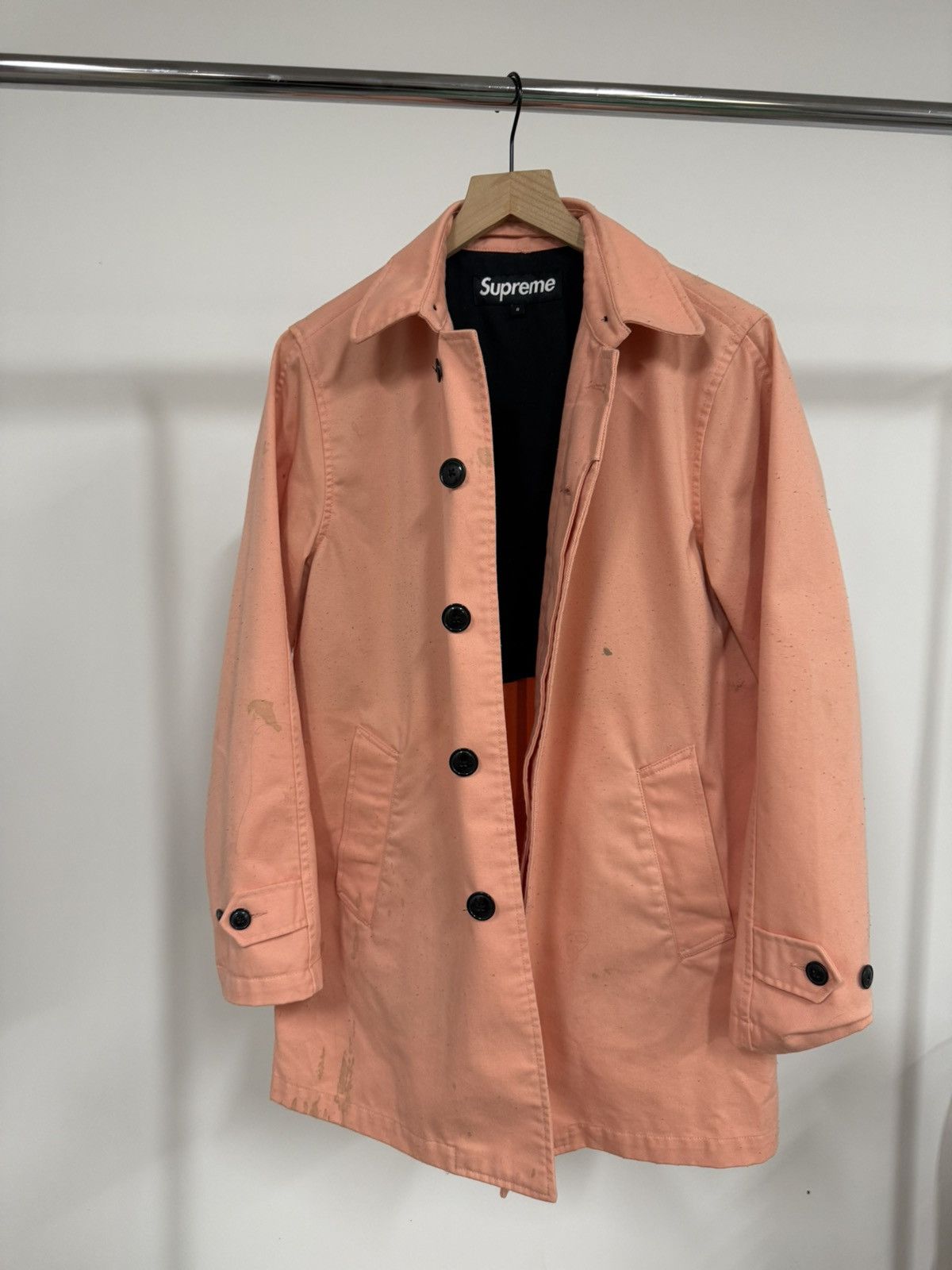 Supreme RARE Supreme Pink Trench Coat SS14 Size US S / EU 44-46 / 1 - 1 Thumbnail