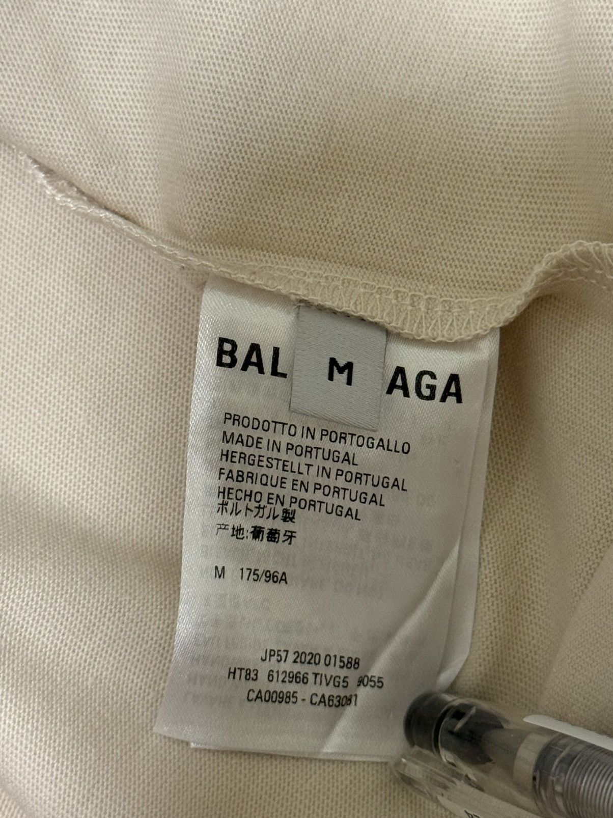 Balenciaga Balenciaga Beige t shirt Size US M / EU 48-50 / 2 - 7 Thumbnail