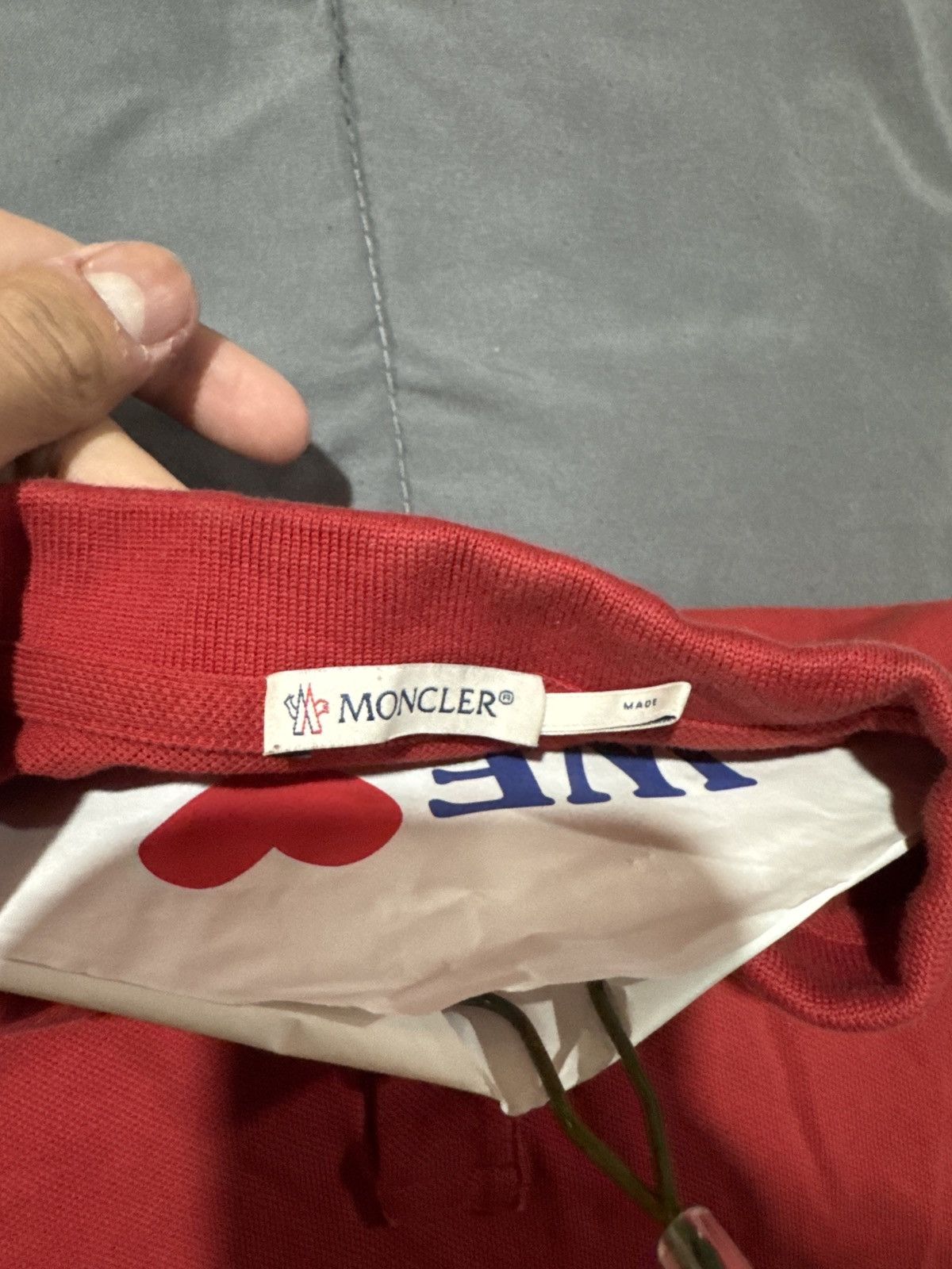 Moncler red moncler polo Size US M / EU 48-50 / 2 - 4 Thumbnail