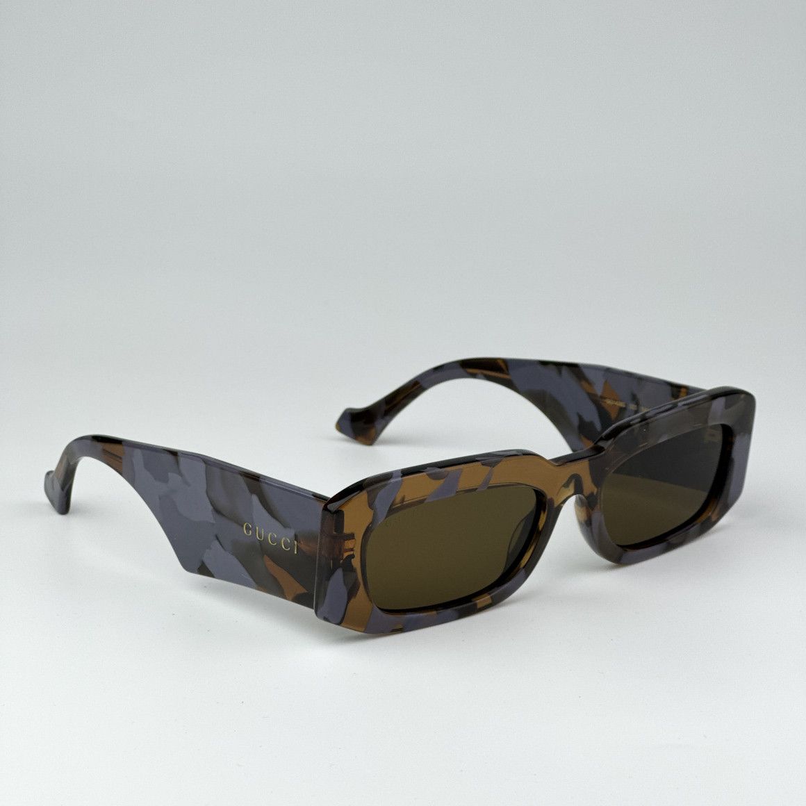 Gucci NEW Gucci GG1426S 003 Lilac Havana Brown Men Sunglasses Size ONE SIZE - 7 Thumbnail