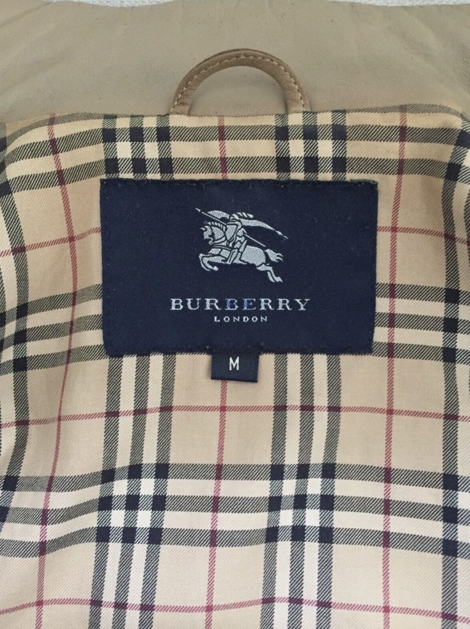 Burberry BURBERRY MENS LEATHER JACKET Size US XXS / EU 40 - 6 Thumbnail