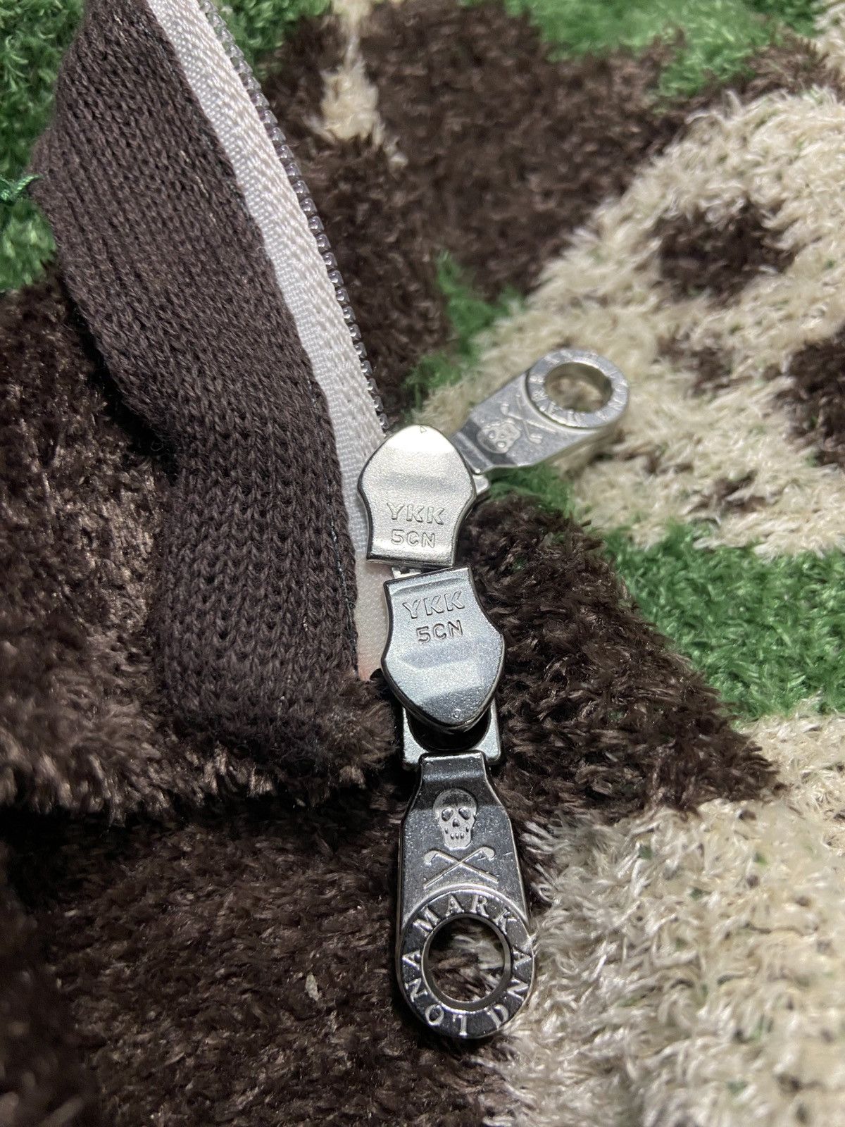 Sports Specialties Mark & Lona Golf Camo Skull Knit Sweater Zip-Up Hoodie Size US M / EU 48-50 / 2 - 10 Thumbnail