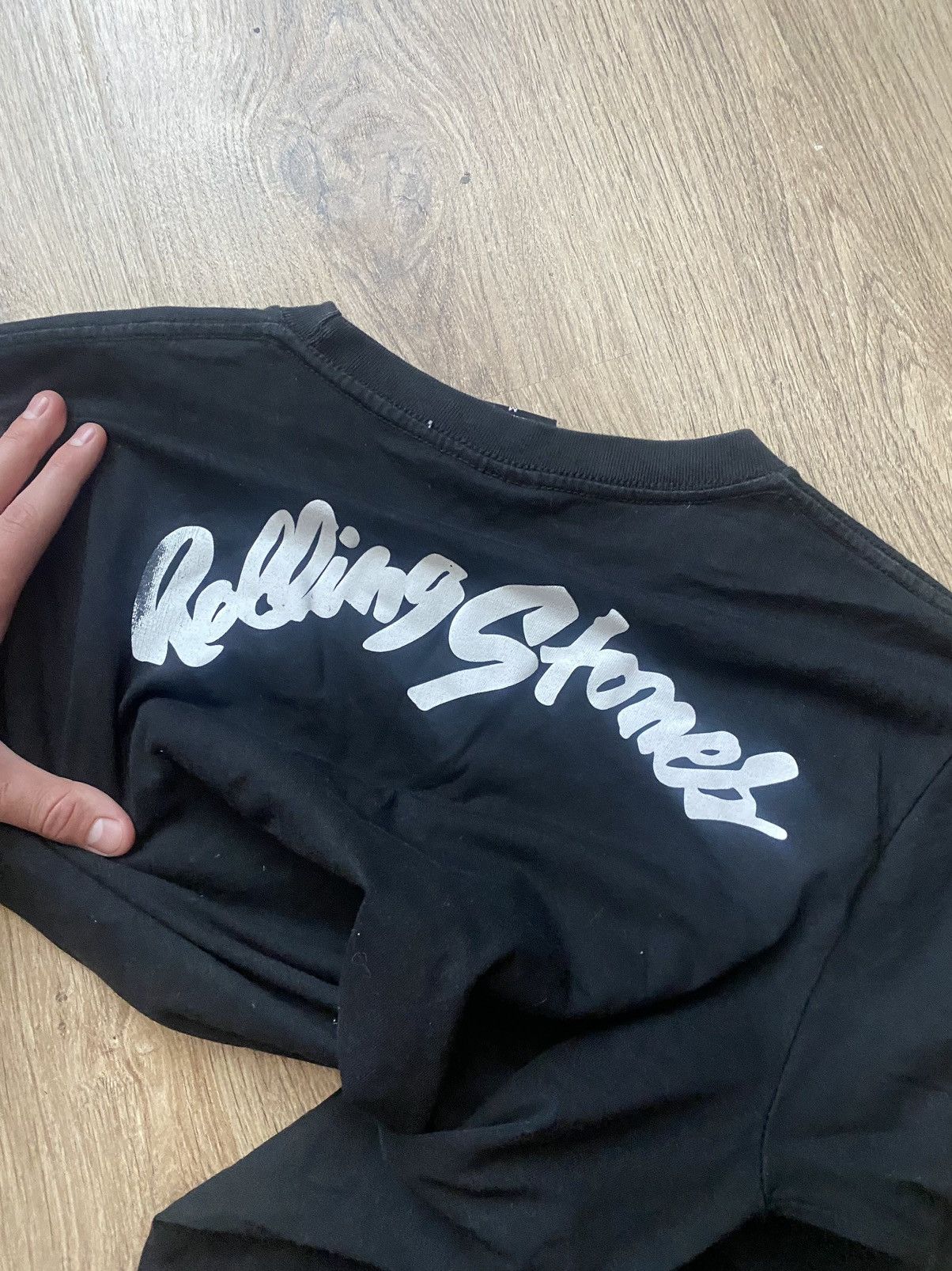 Band Tees × The Rolling Stones × Vintage The Rolling Stones Band Promo Photo Tee Shirt Travis Style Size US M / EU 48-50 / 2 - 4 Thumbnail