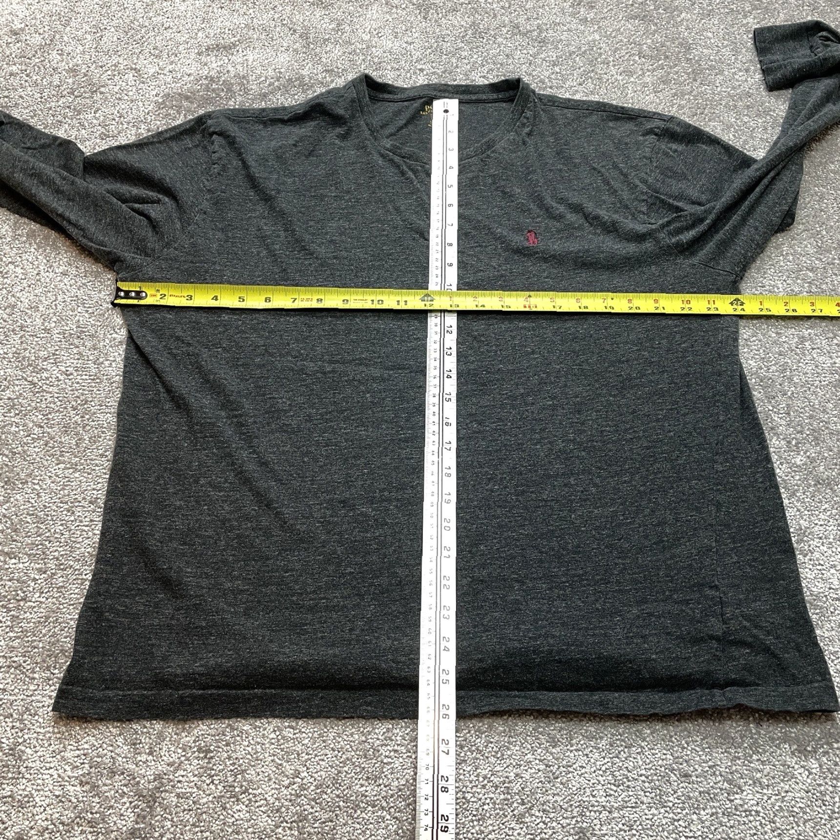 Polo Ralph Lauren Polo Ralph Lauren Long Sleeve Shirt L Gray Logo Crew Neck Polo Ralph Lauren Shirt L Gray Logo Crew Neck Mens Size US L / EU 52-54 / 3 - 4 Thumbnail