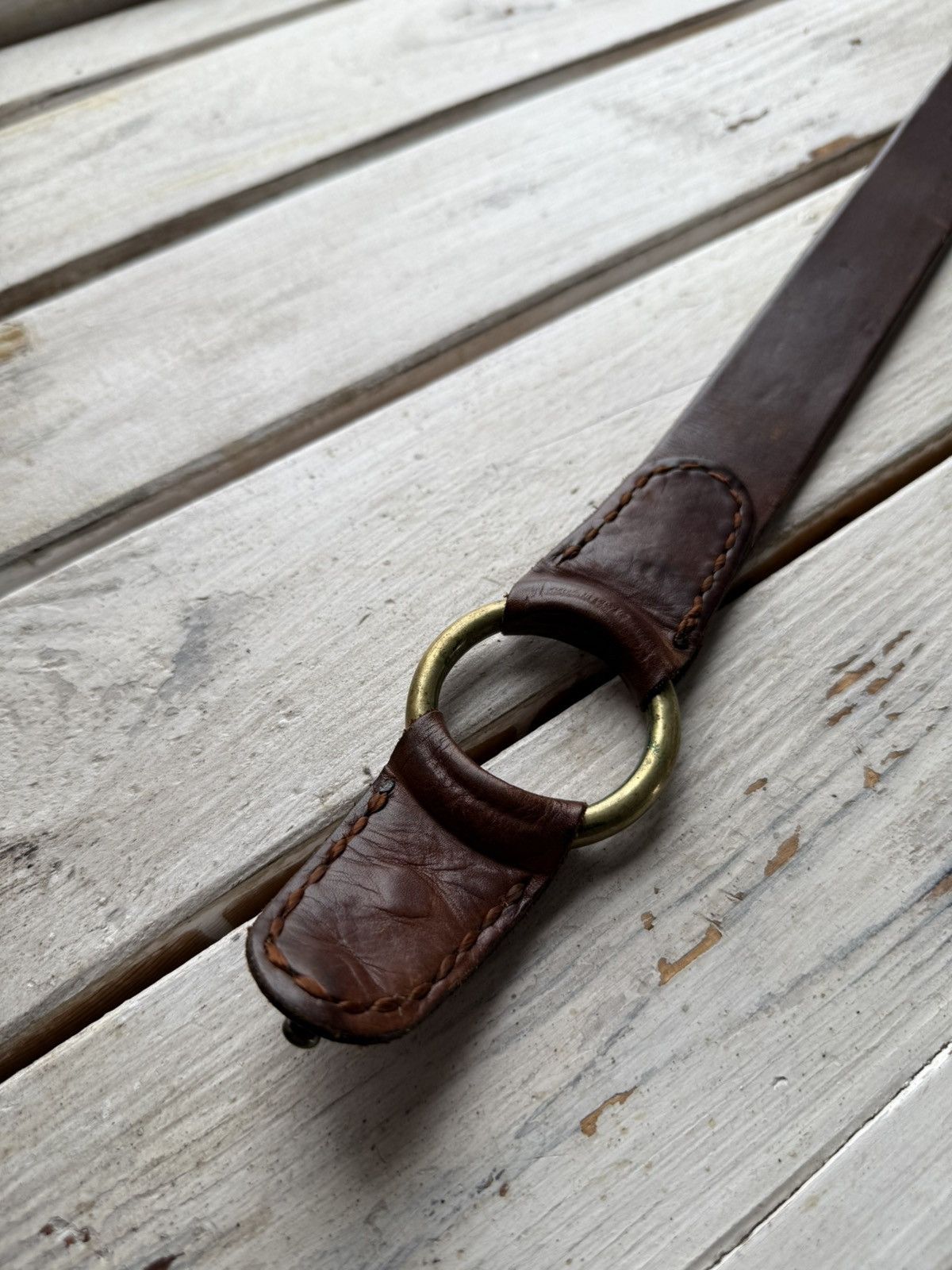 Cowboy Equipment × Vintage Y2K Vintage 90s Leather Cowboy belt Handmade USA Size ONE SIZE - 8 Thumbnail