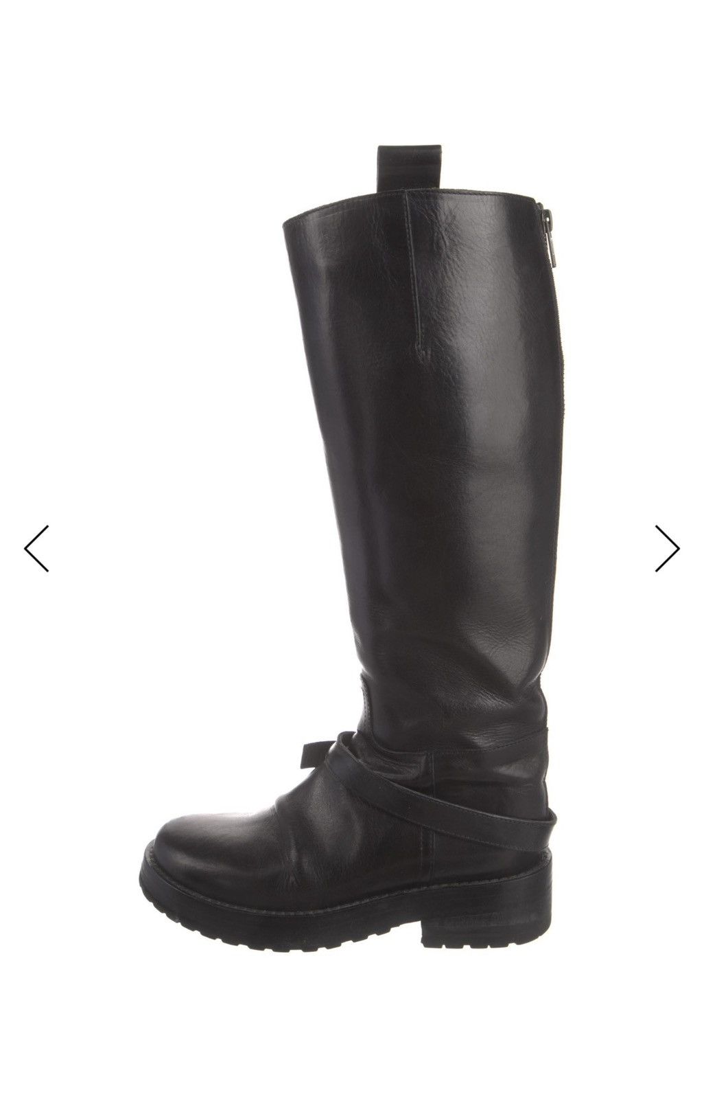 Ann Demeulemeester Ann Demeulemeester Leather Riding Boots Size US 8 / IT 38 - 1 Thumbnail