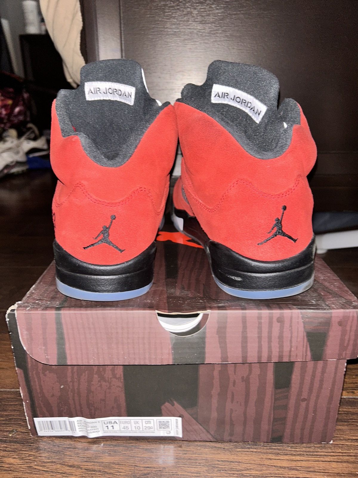 Jordan Brand Air Jordan 5 Retro Raging Bull 2021 Size US 11 / EU 44 - 4 Thumbnail