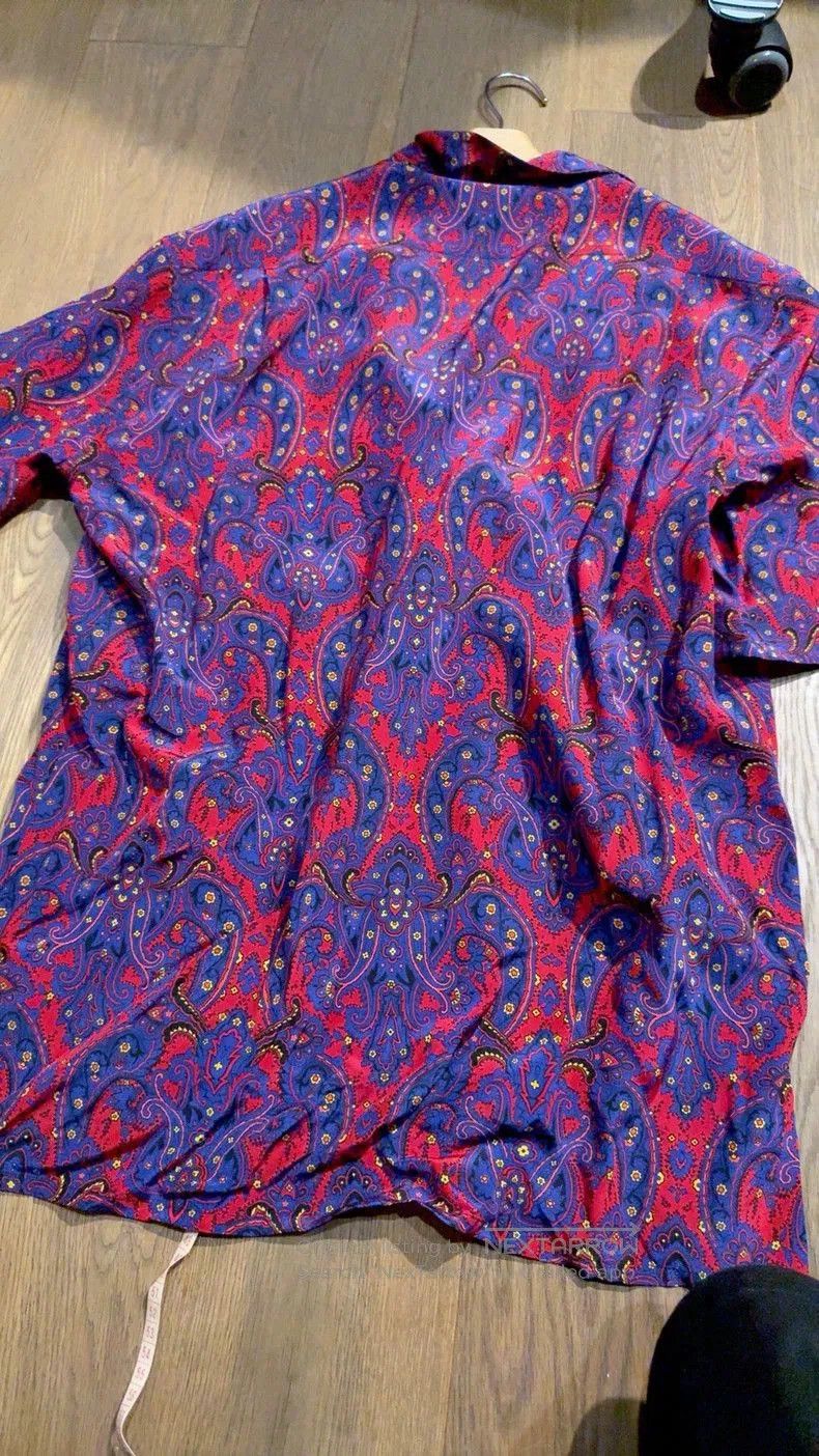 Other Saint Laurent Red Blue Stripe Short Sleeve Shirt. Size US M / EU 48-50 / 2 - 5 Thumbnail