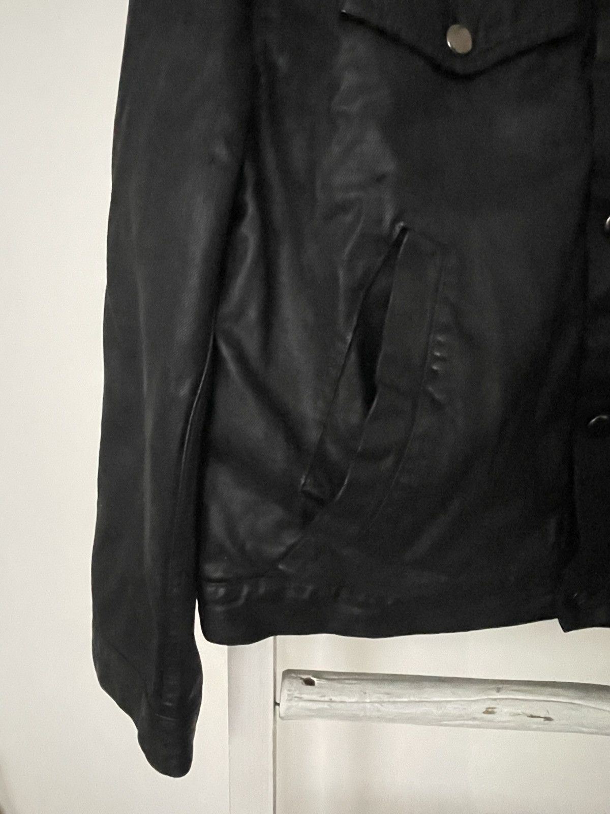 Ann Demeulemeester Ann Demeulemeester waxed denim trucker jacket Size US M / EU 48-50 / 2 - 8 Thumbnail