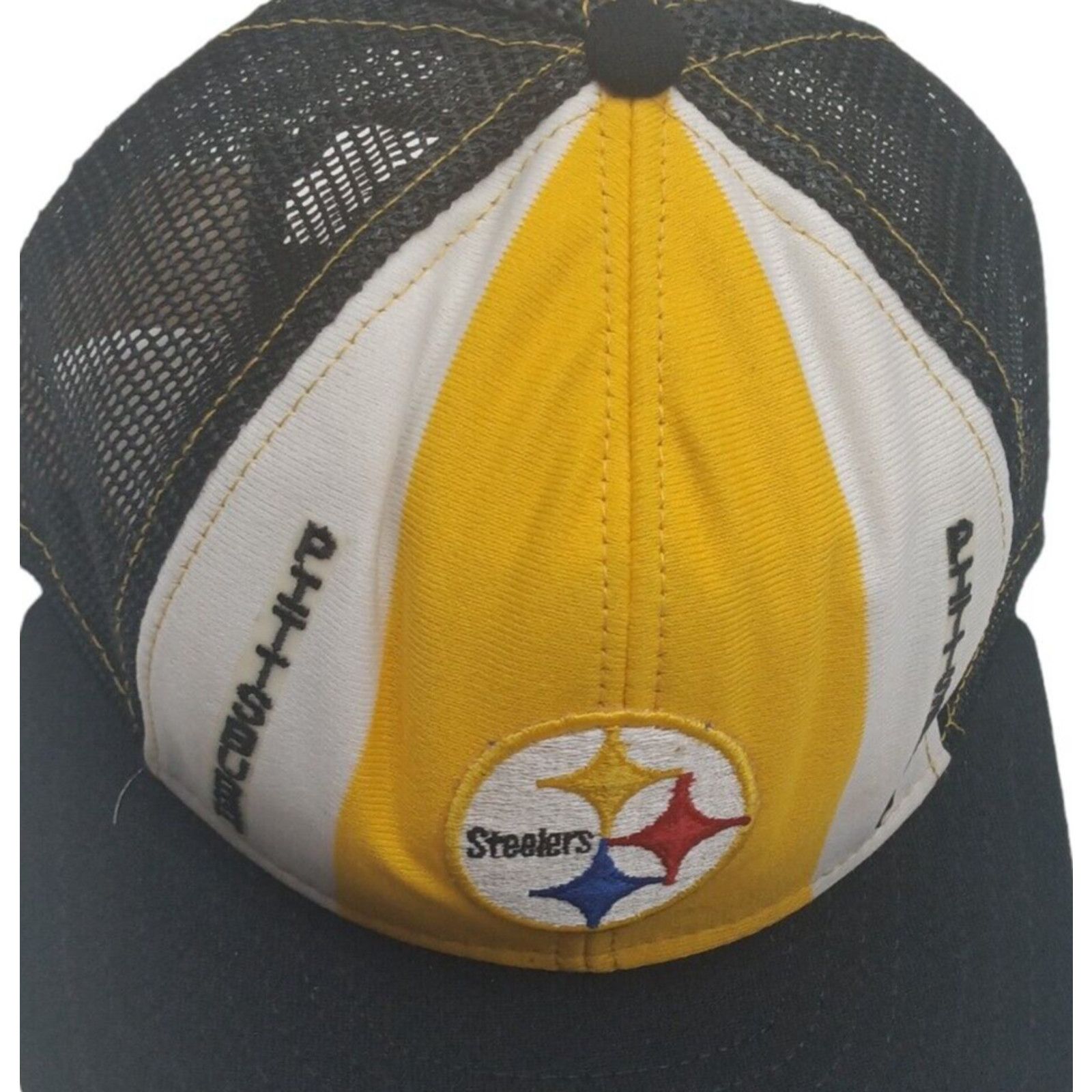 Aje Pittsburgh Steelers AJD Lucky Stripes NFL VTG 80's Snap Cap Size ONE SIZE - 7 Thumbnail