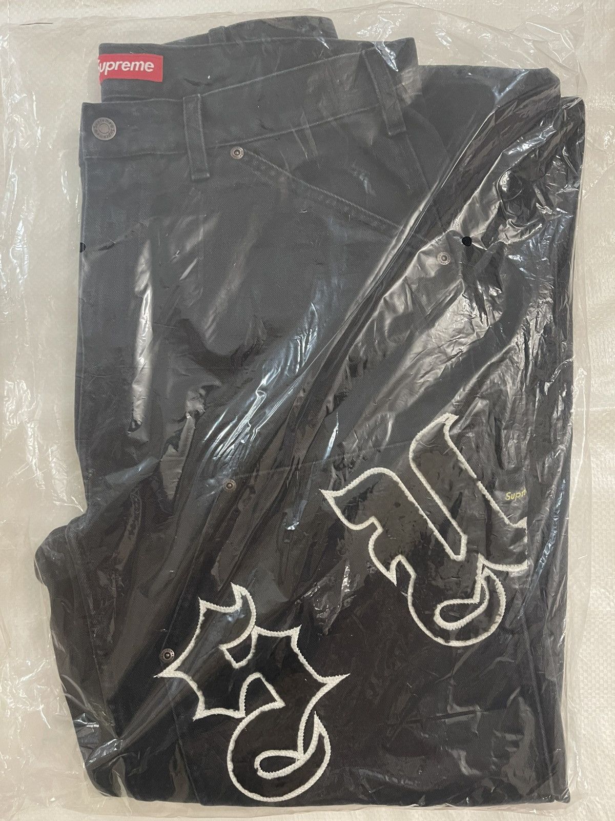Supreme Supreme old english canvas double knee painter pants Size US 34 / EU 50 - 3 Thumbnail