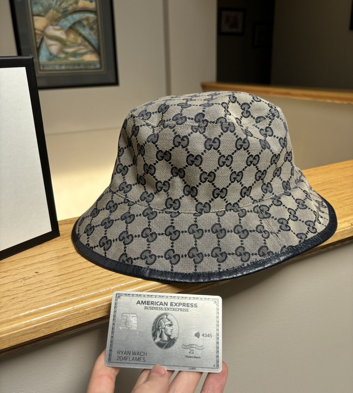 Gucci Gucci Reversible Print Bucket Hat Size ONE SIZE - 2 Thumbnail