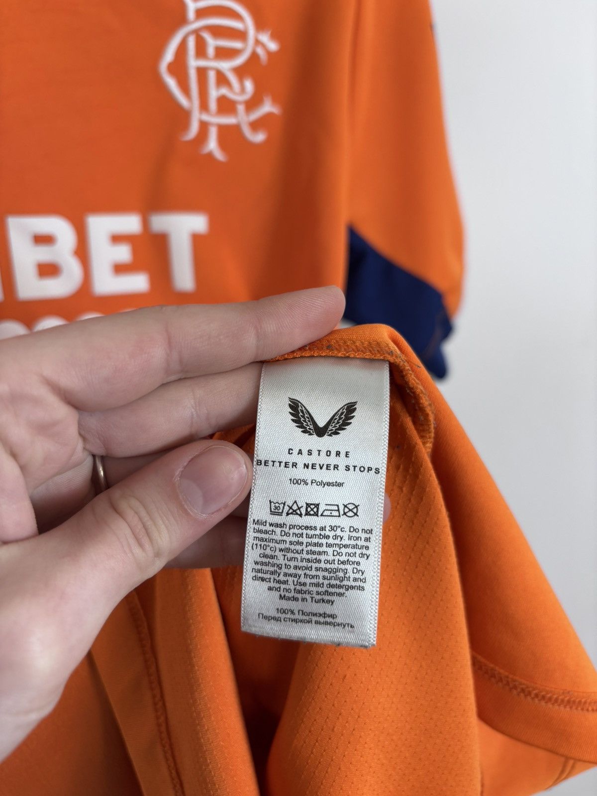 Castore Castore Glasgow Rangers 2022/2023 Third Kit Soccer Jersey Size US S / EU 44-46 / 1 - 13 Thumbnail