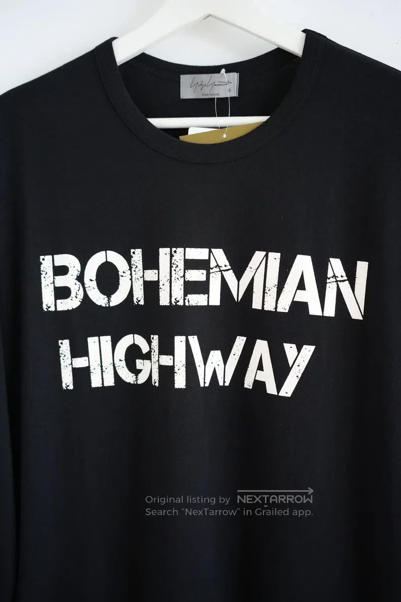Yohji Yamamoto YOHJI YAMAMOTO Bohemian Slogan Long-Sleeve T-Shirt Size US L / EU 52-54 / 3 - 4 Thumbnail