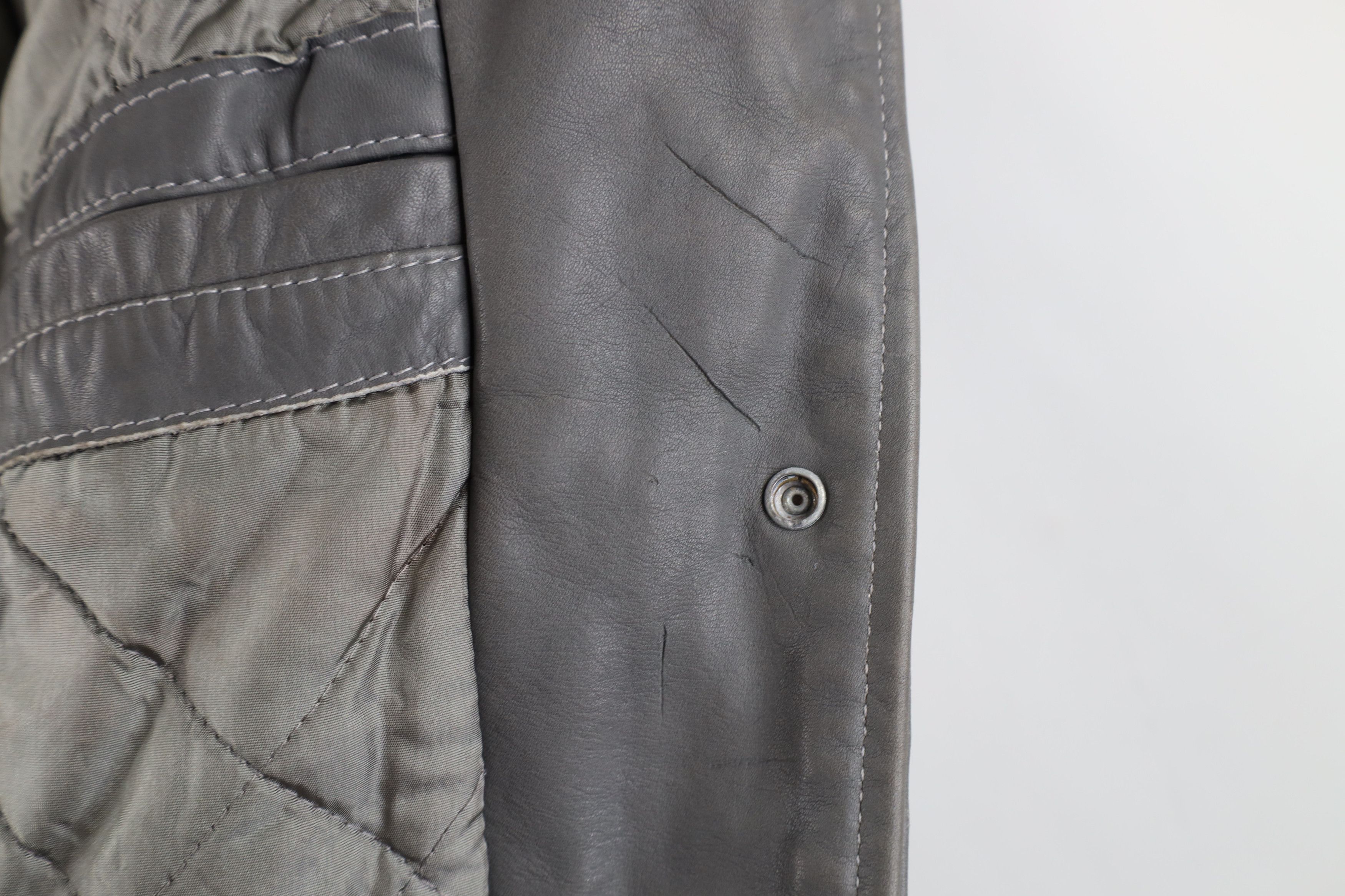 Vintage Vintage 80s 90s Streetwear Leather Sleeveless Vest Jacket Size US S / EU 44-46 / 1 - 12 Thumbnail