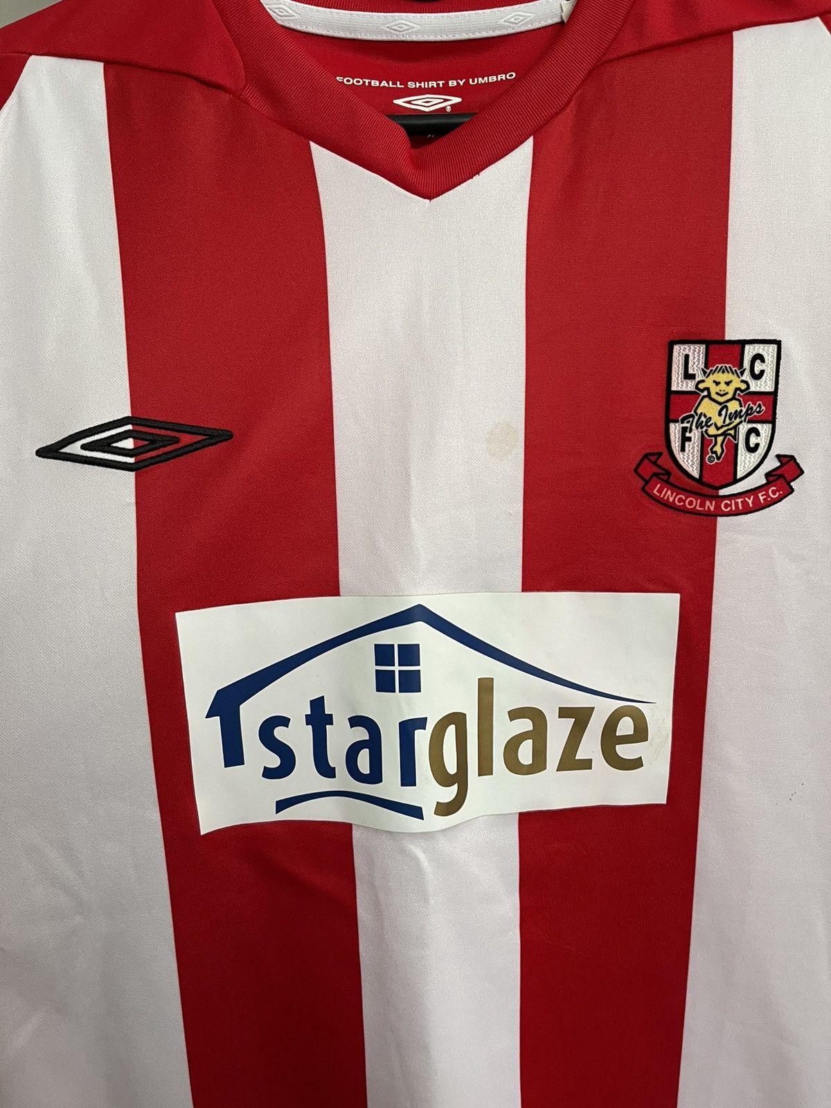 Umbro 2007/2008 Lincoln City FC Umbro Vintage Soccer Jersey Tee Size US M / EU 48-50 / 2 - 5 Thumbnail