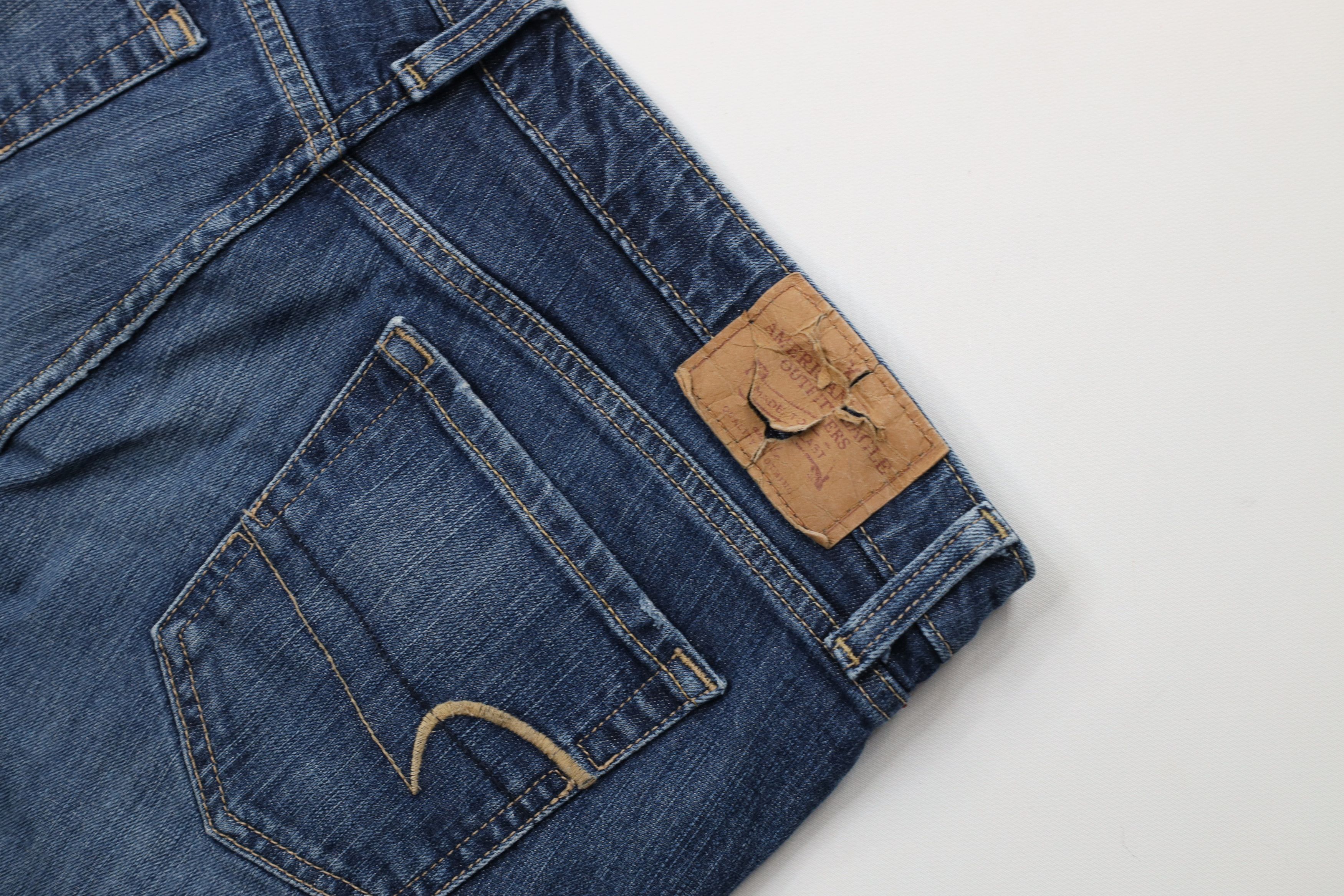 American Eagle Outfitters Vintage 90s Y2K American Eagle Flared Wide Leg Jeans Blue Size 36" / US 14 / IT 50 - 12 Thumbnail